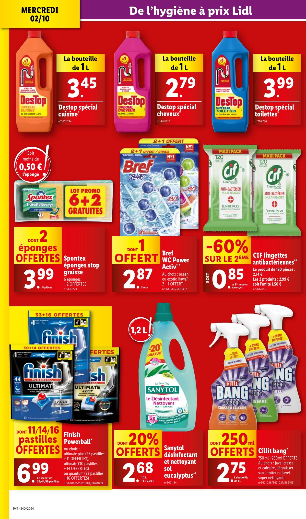 Catalogue Lidl 02.10.2024 - 08.10.2024