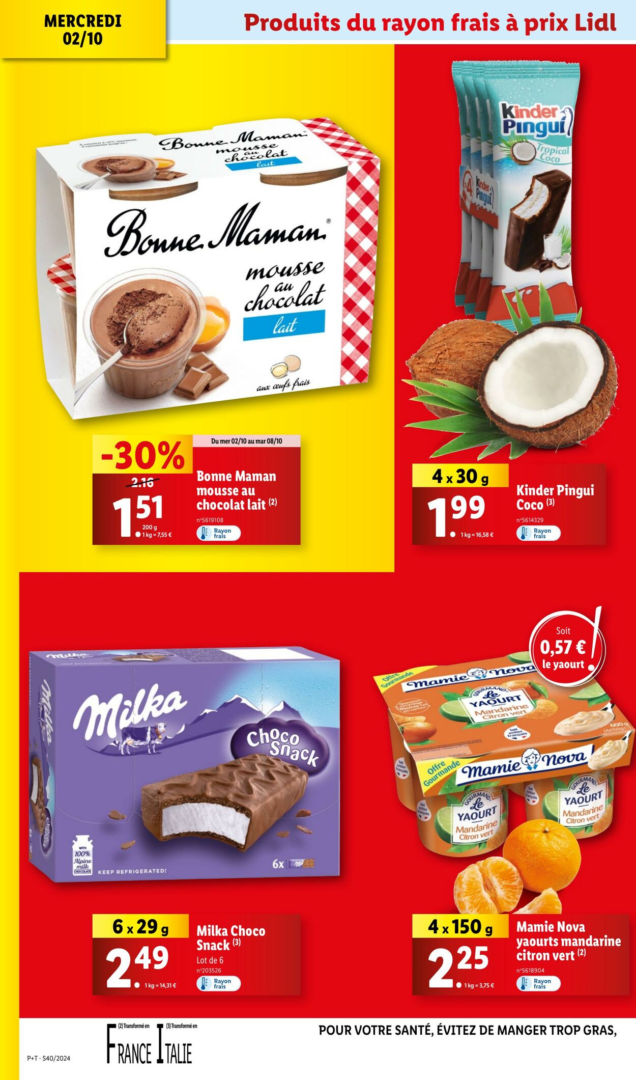 Catalogue Lidl 02.10.2024 - 08.10.2024