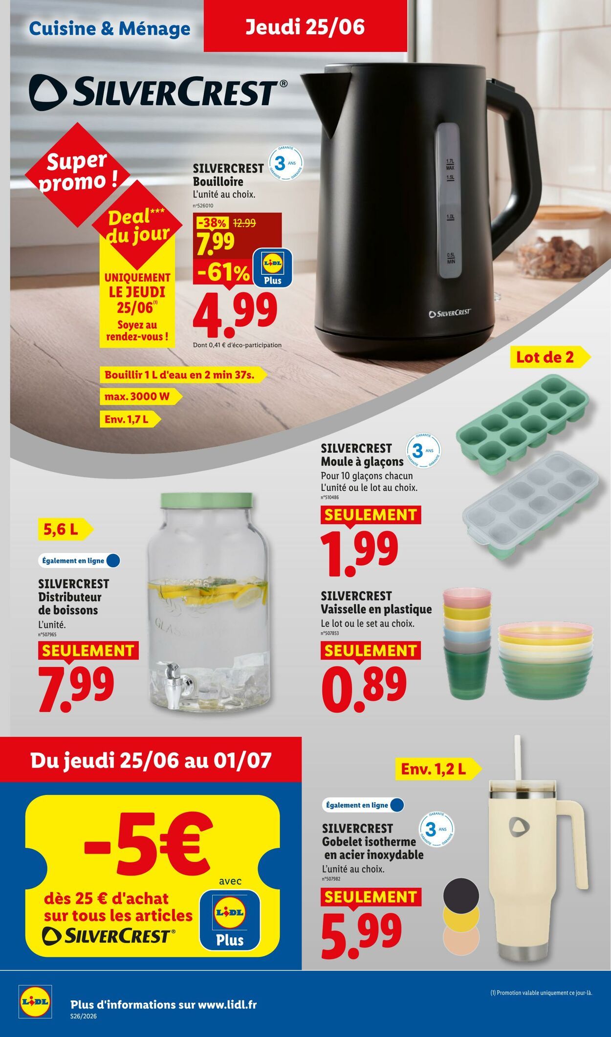 Catalogue Lidl 21.06.2026 - 01.07.2026