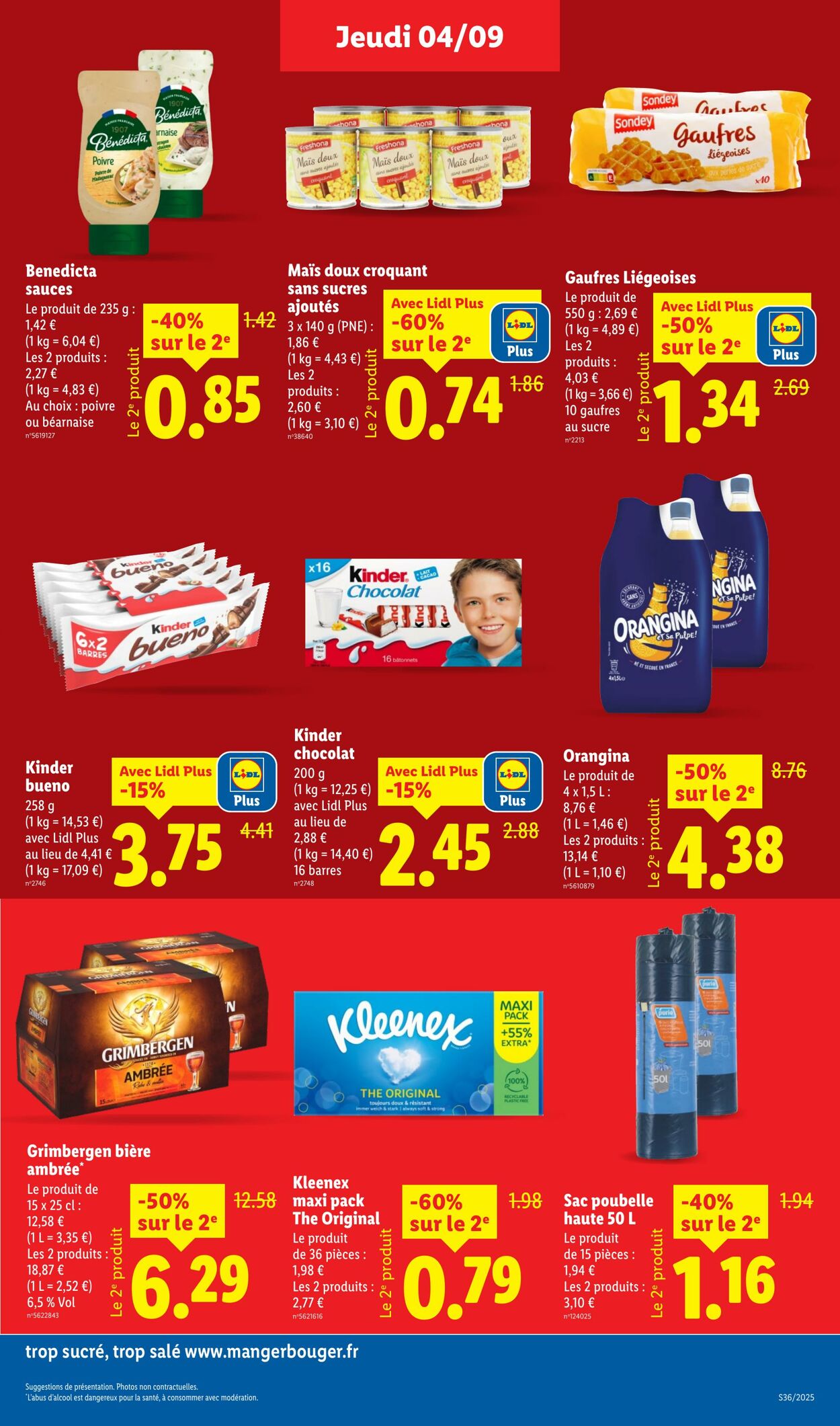 Catalogue Lidl 04.09.2025 - 10.09.2025