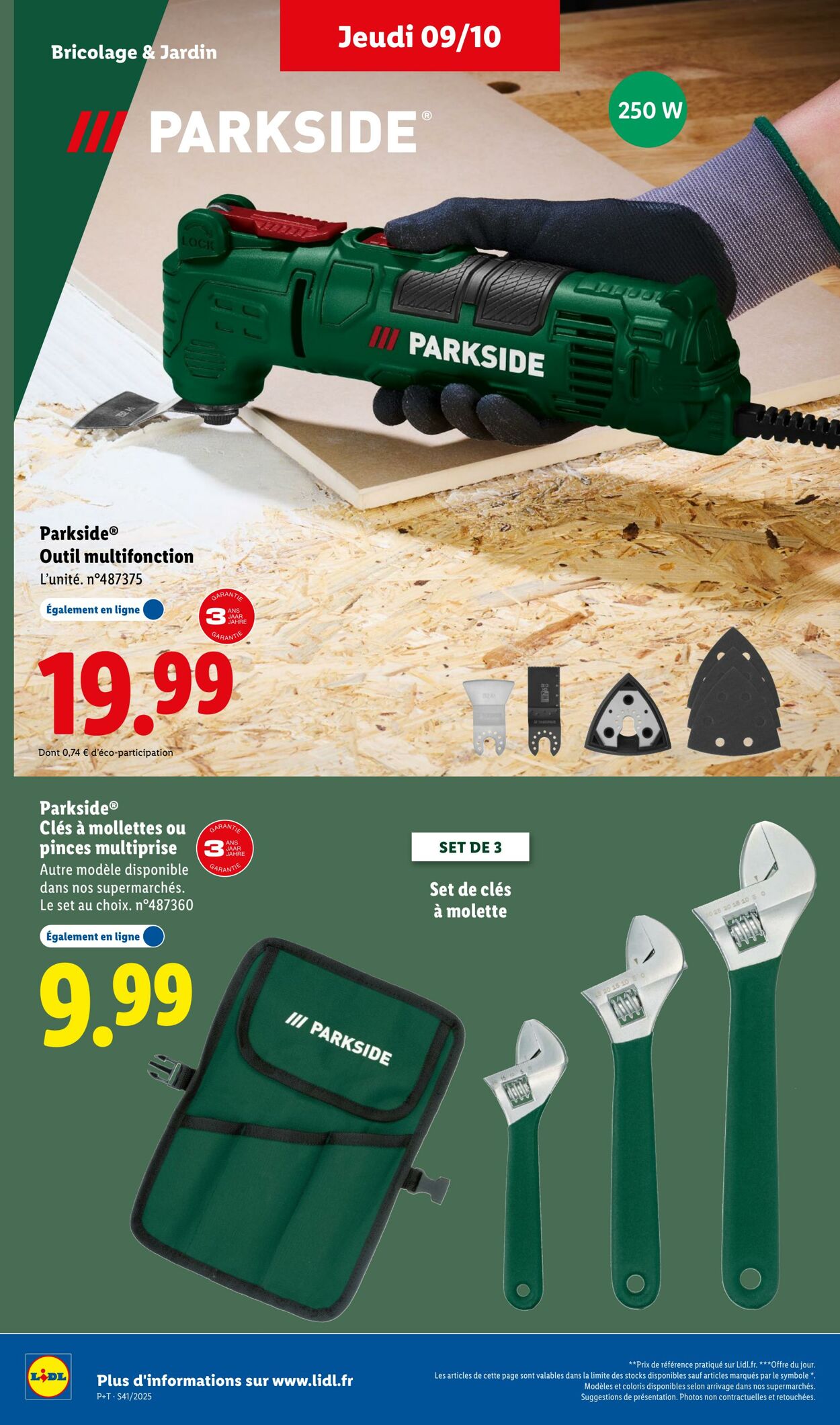 Catalogue Lidl 09.10.2025 - 15.10.2025