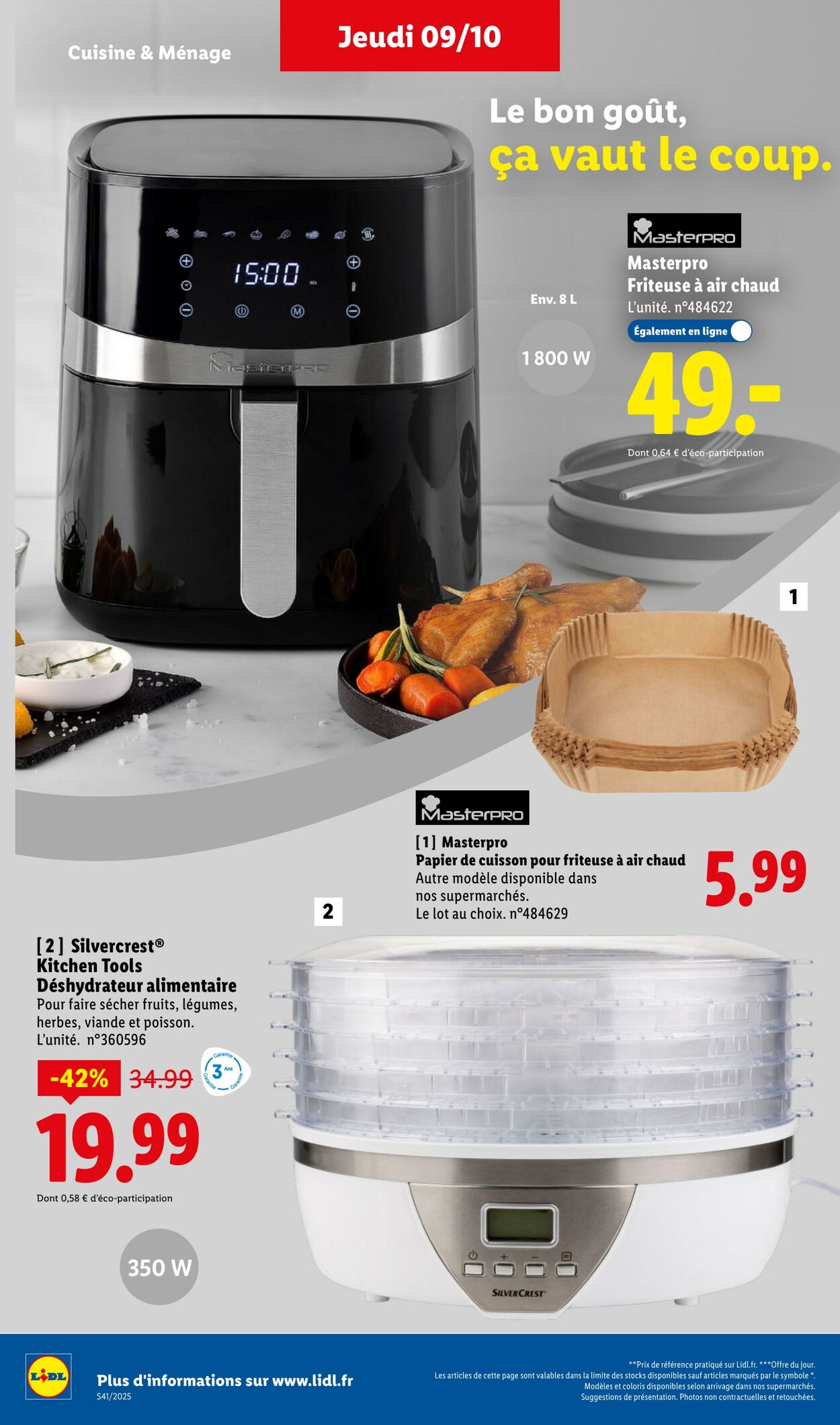 Catalogue Lidl 09.10.2025 - 15.10.2025