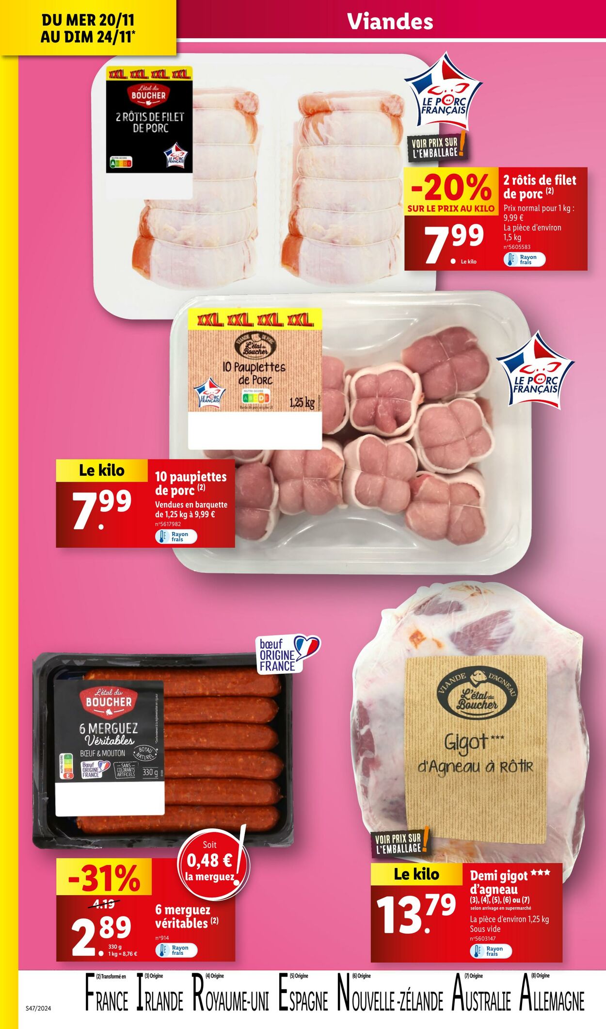 Catalogue Lidl 20.11.2024 - 26.11.2024