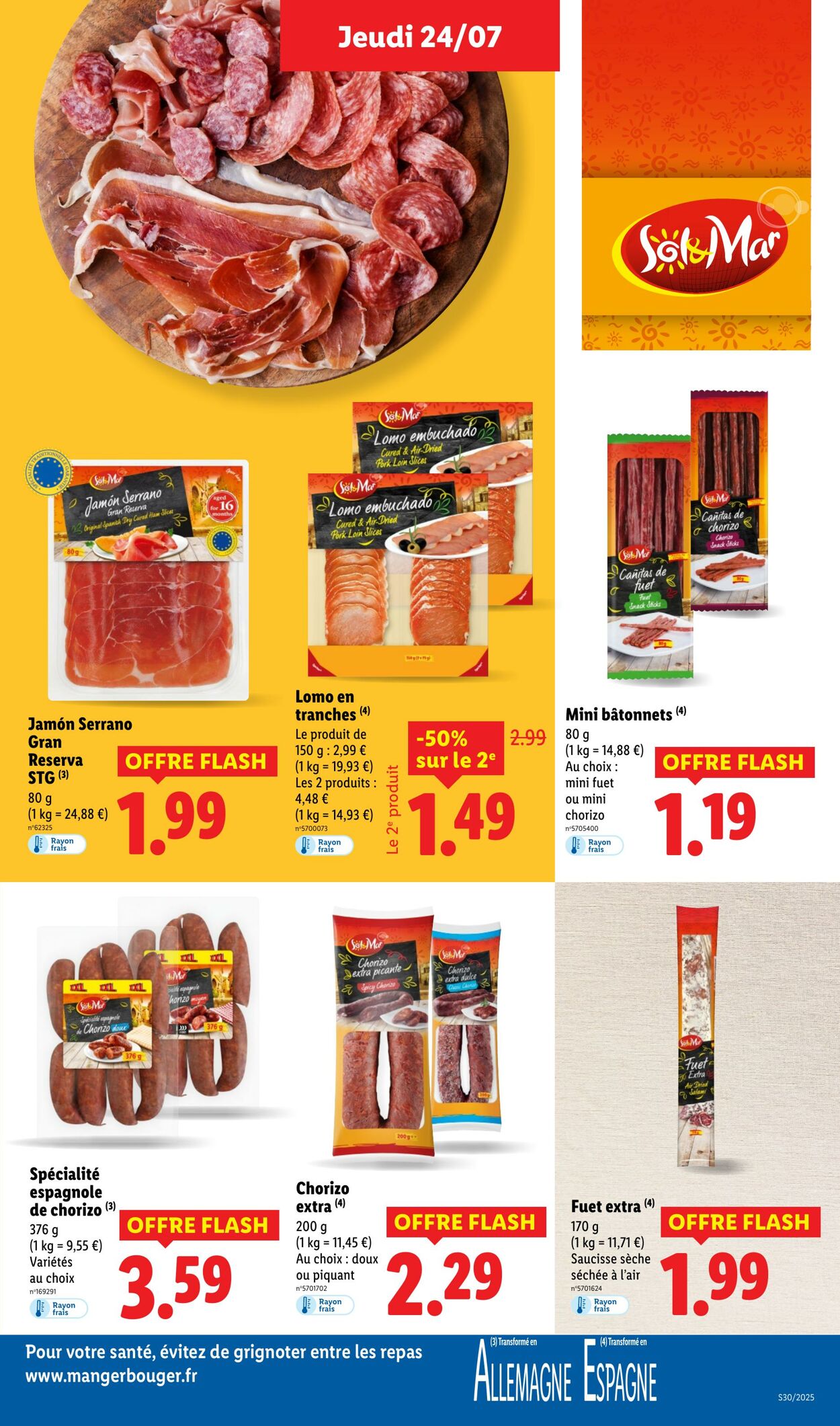 Catalogue Lidl 24.07.2025 - 30.07.2025