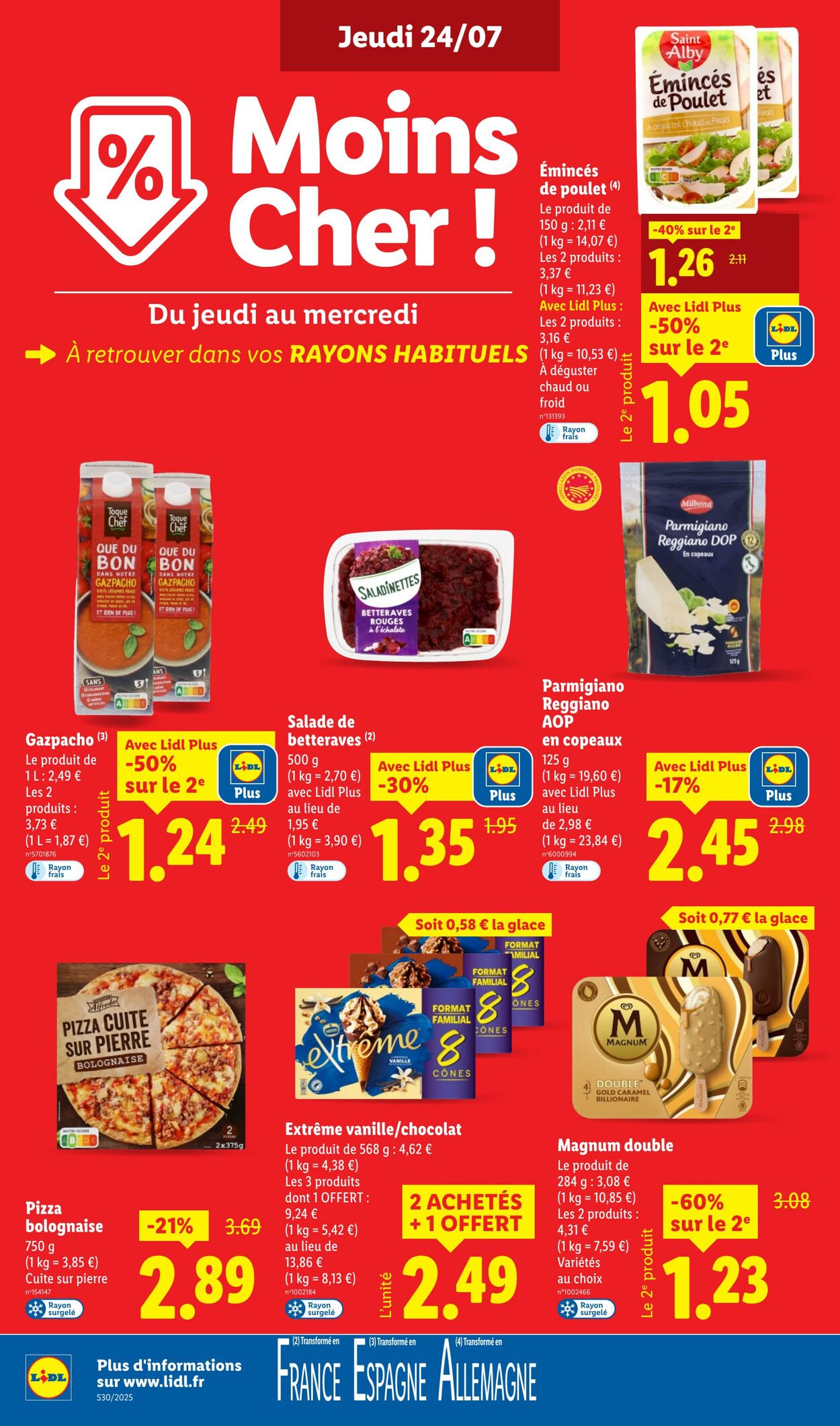 Catalogue Lidl 24.07.2025 - 30.07.2025