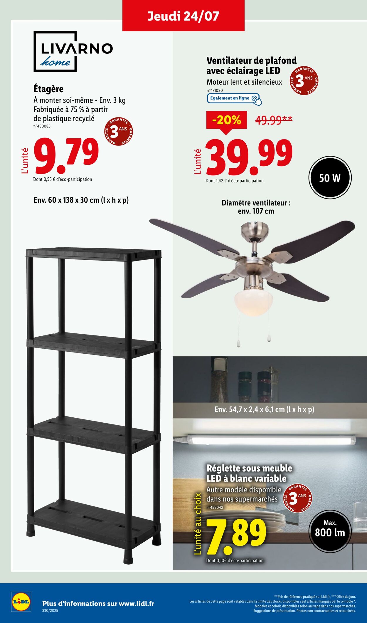 Catalogue Lidl 24.07.2025 - 30.07.2025