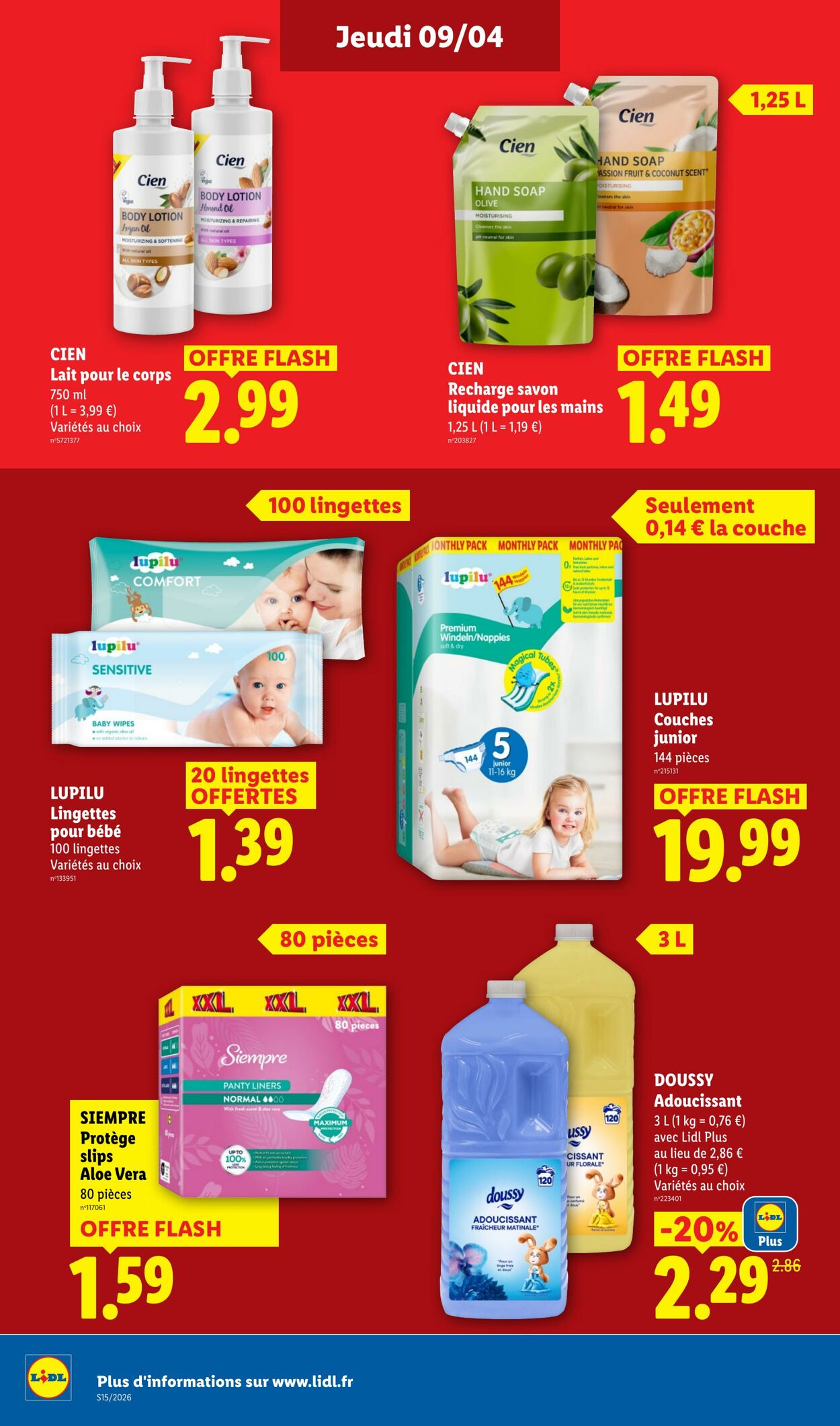 Catalogue Lidl 05.04.2026 - 15.04.2026