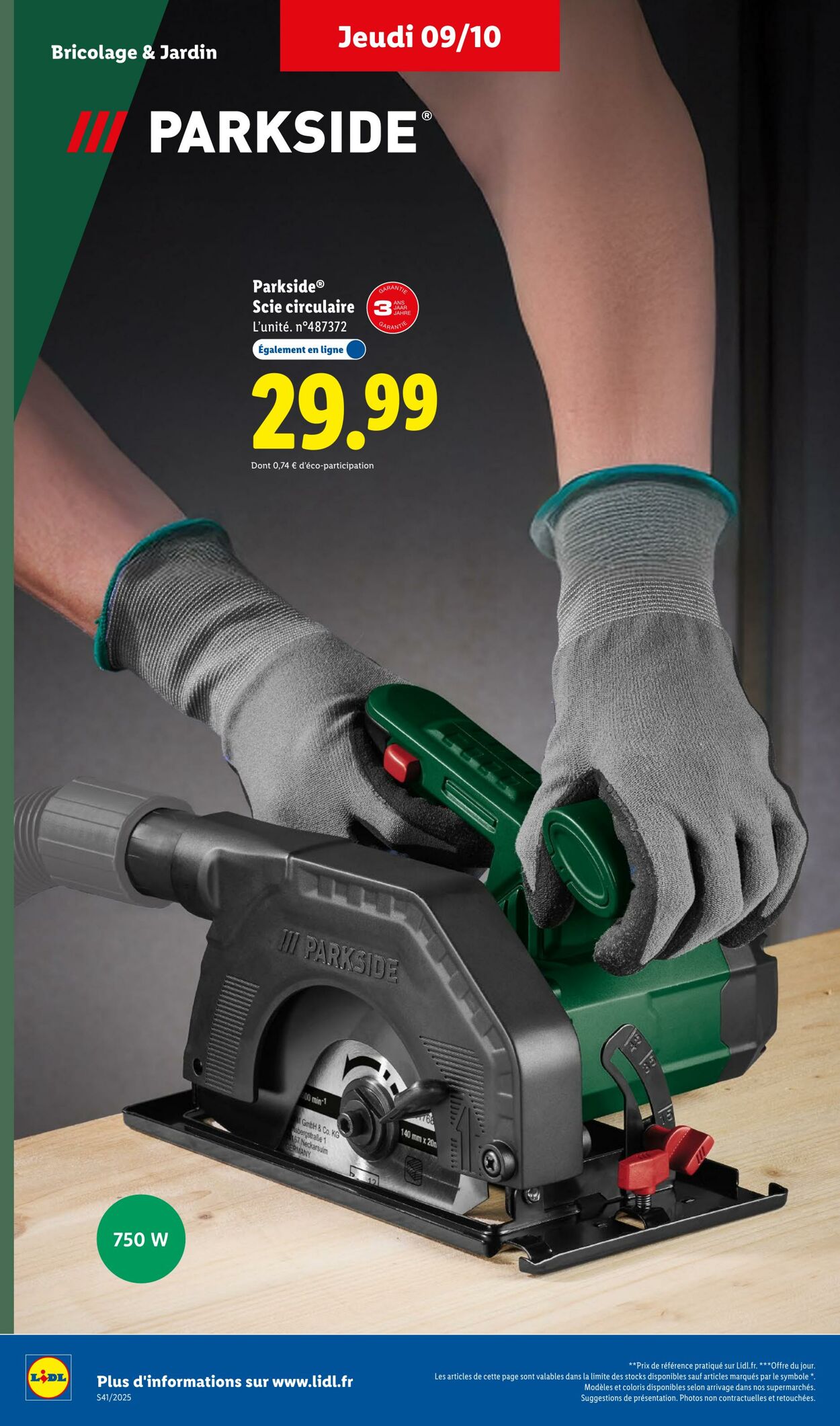Catalogue Lidl 09.10.2025 - 15.10.2025