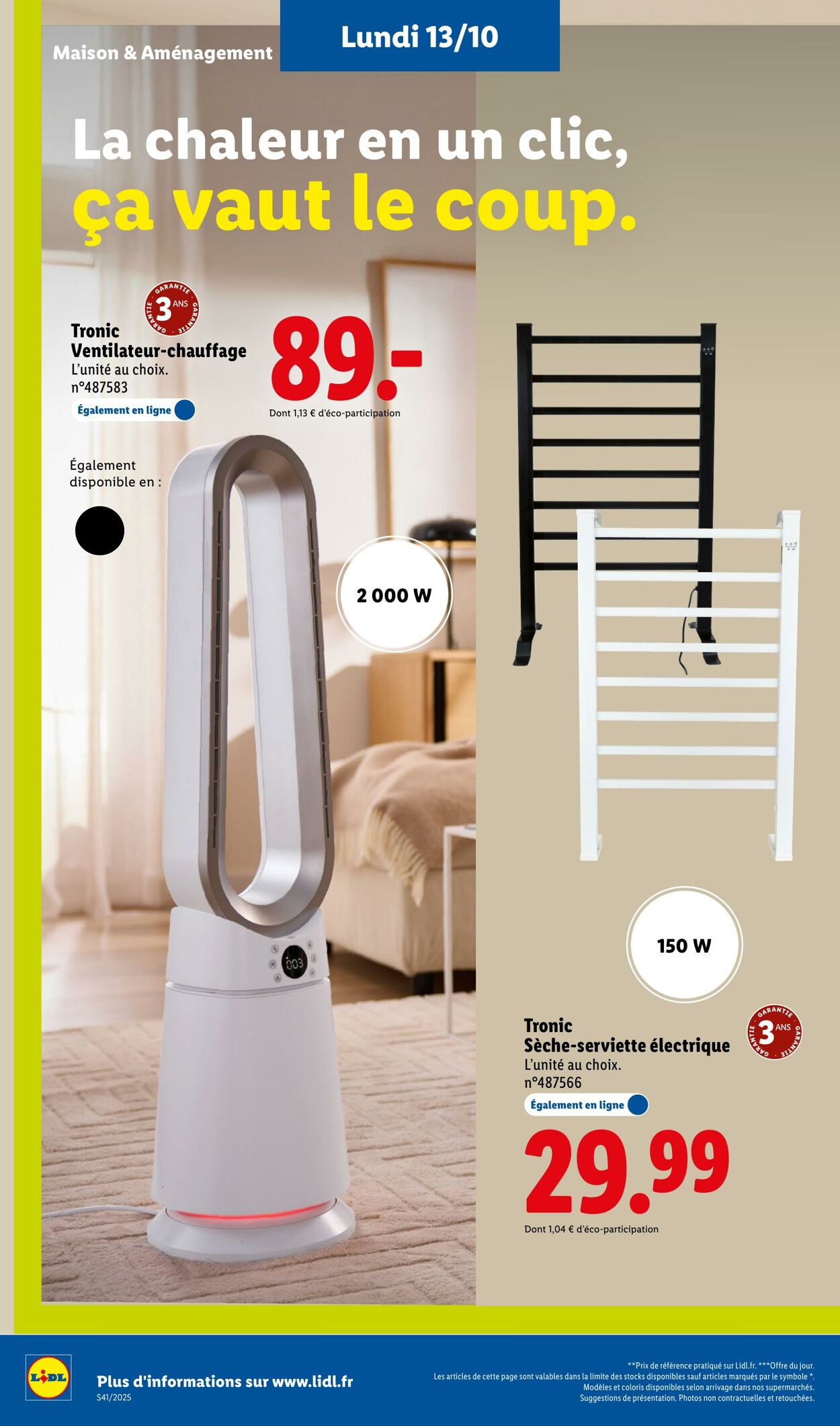 Catalogue Lidl 09.10.2025 - 15.10.2025