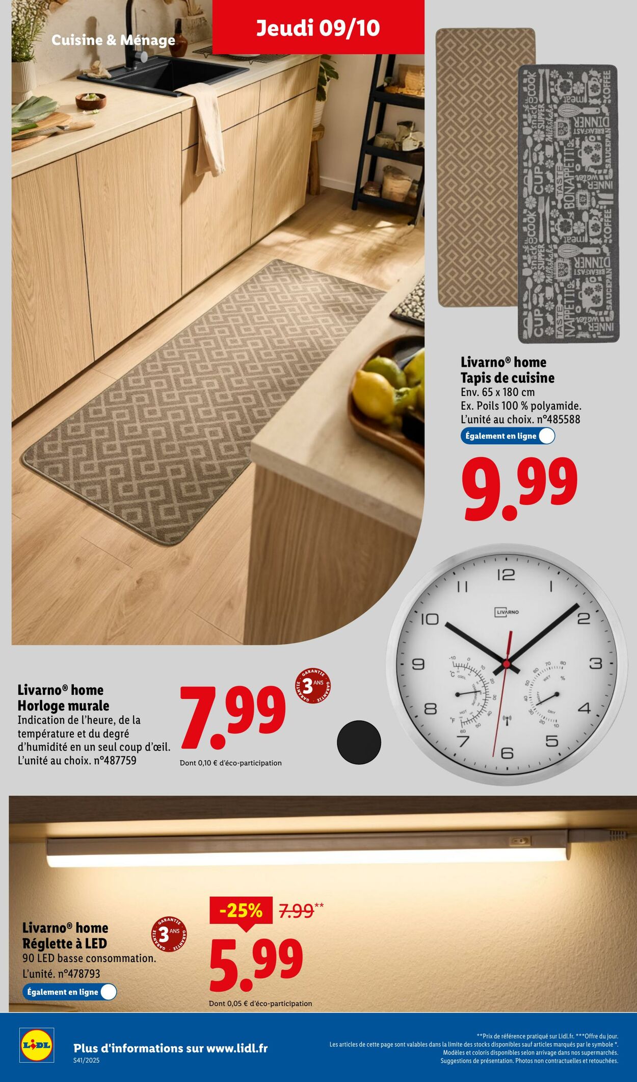 Catalogue Lidl 09.10.2025 - 15.10.2025