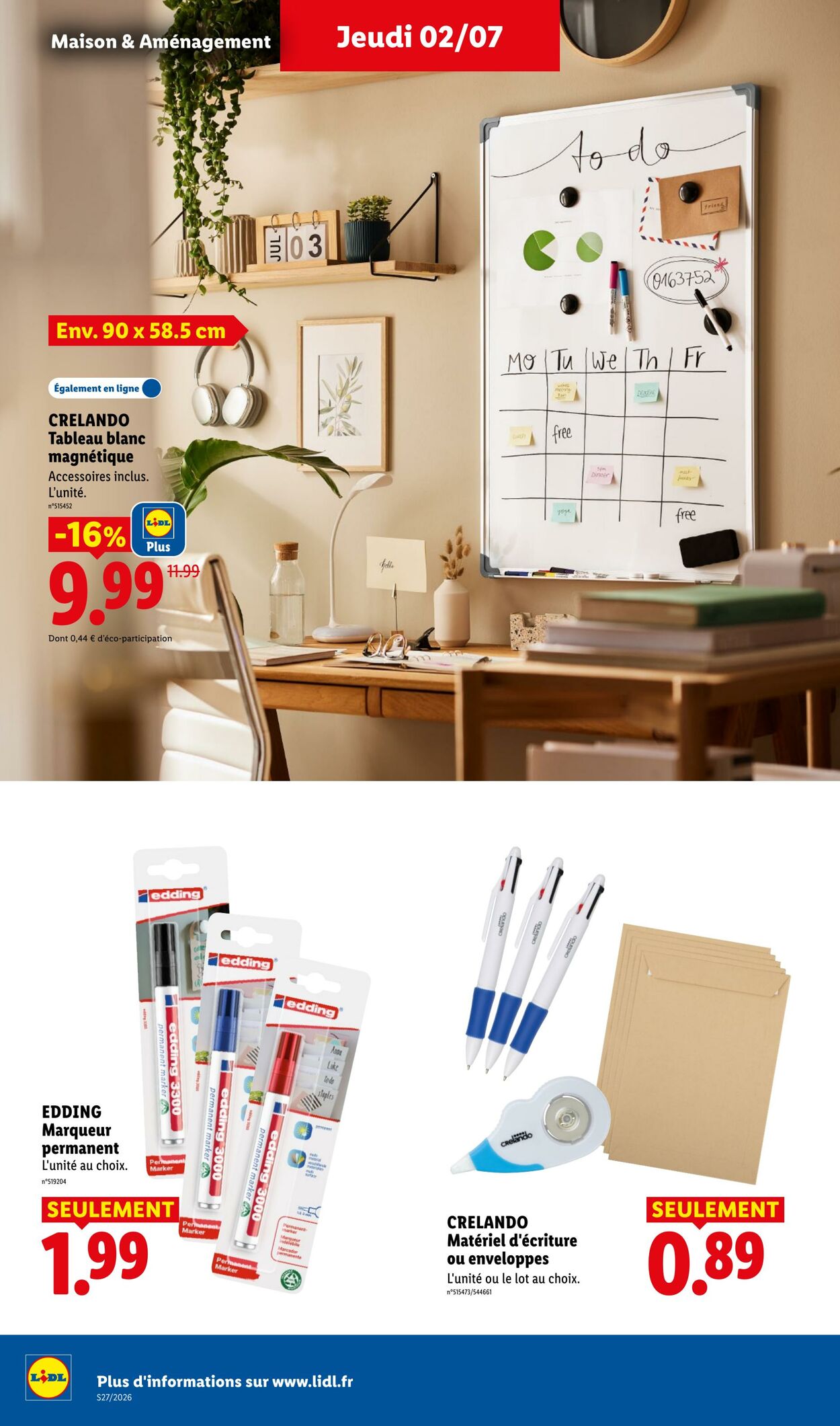 Catalogue Lidl 28.06.2026 - 08.07.2026