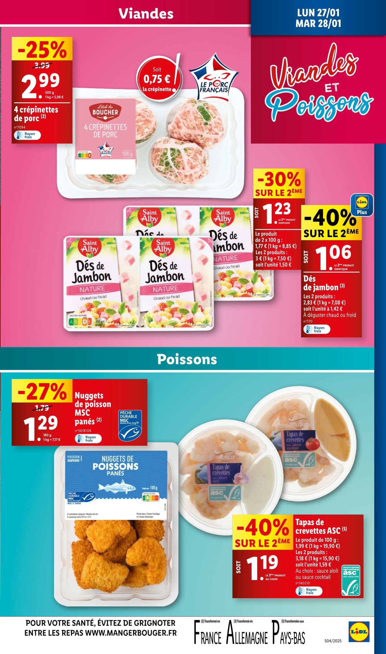 Catalogue Lidl 22.01.2025 - 28.01.2025