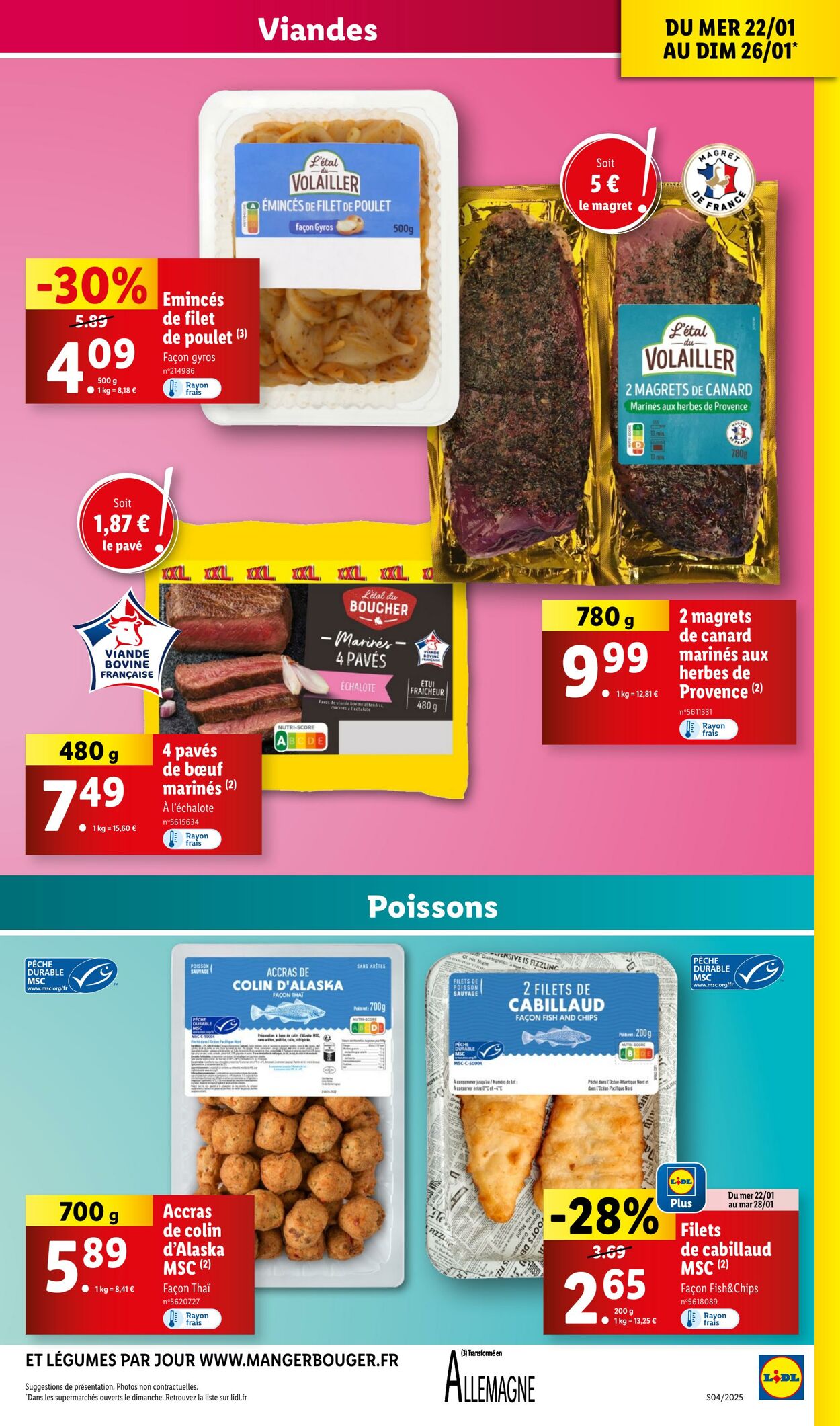 Catalogue Lidl 22.01.2025 - 28.01.2025