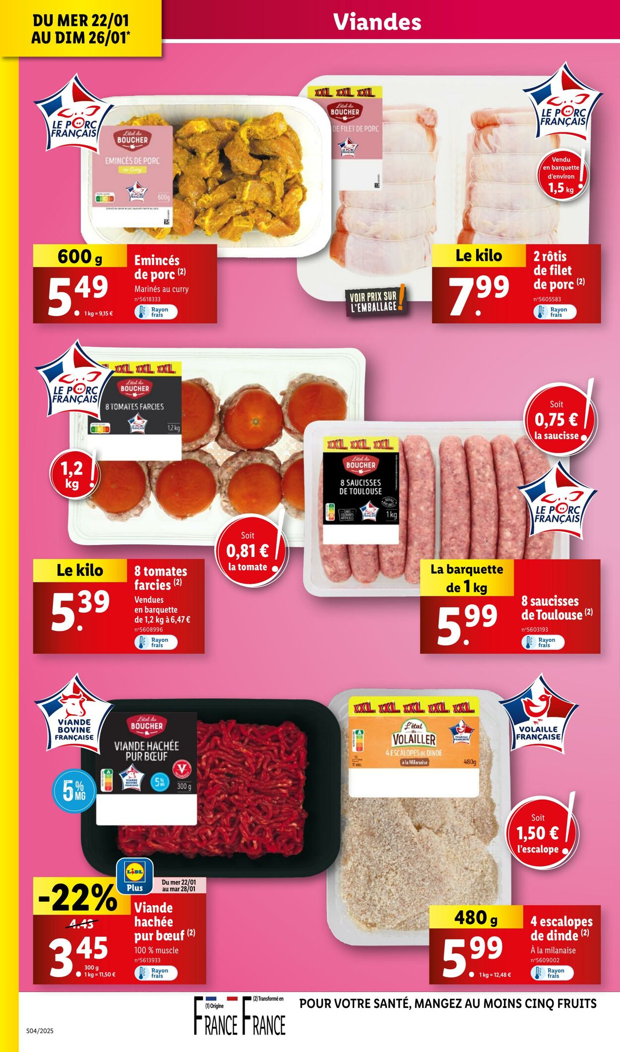 Catalogue Lidl 22.01.2025 - 28.01.2025