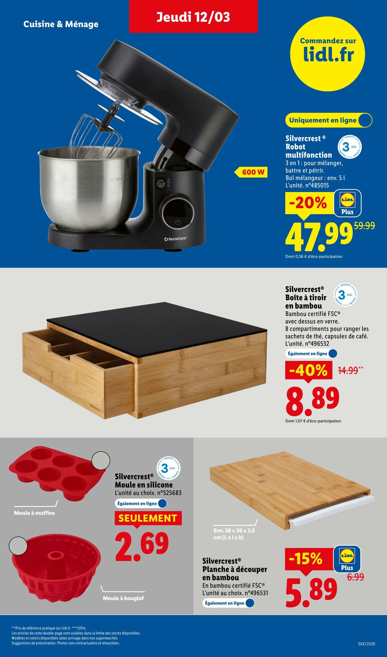 Catalogue Lidl 08.03.2026 - 18.03.2026