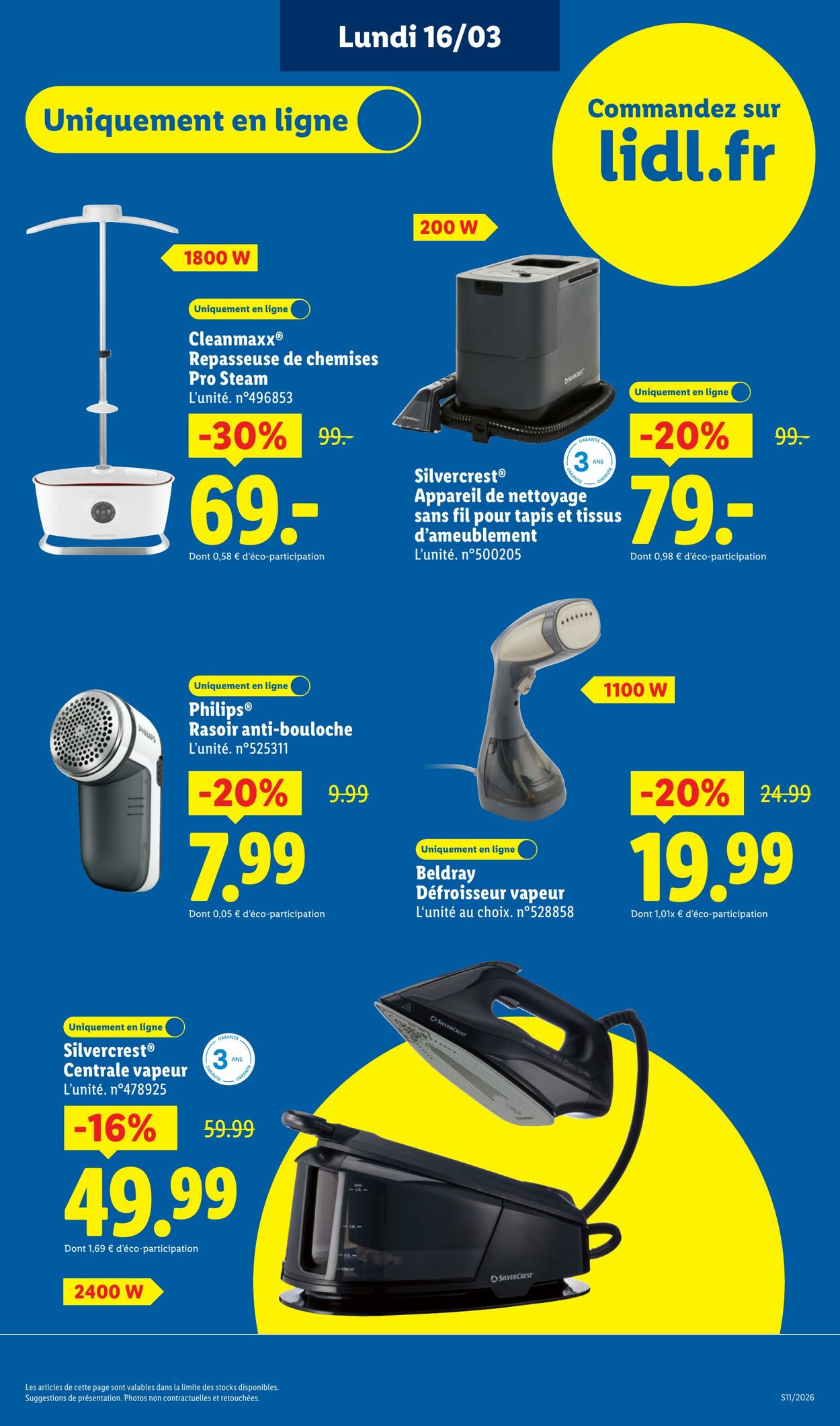 Catalogue Lidl 08.03.2026 - 18.03.2026
