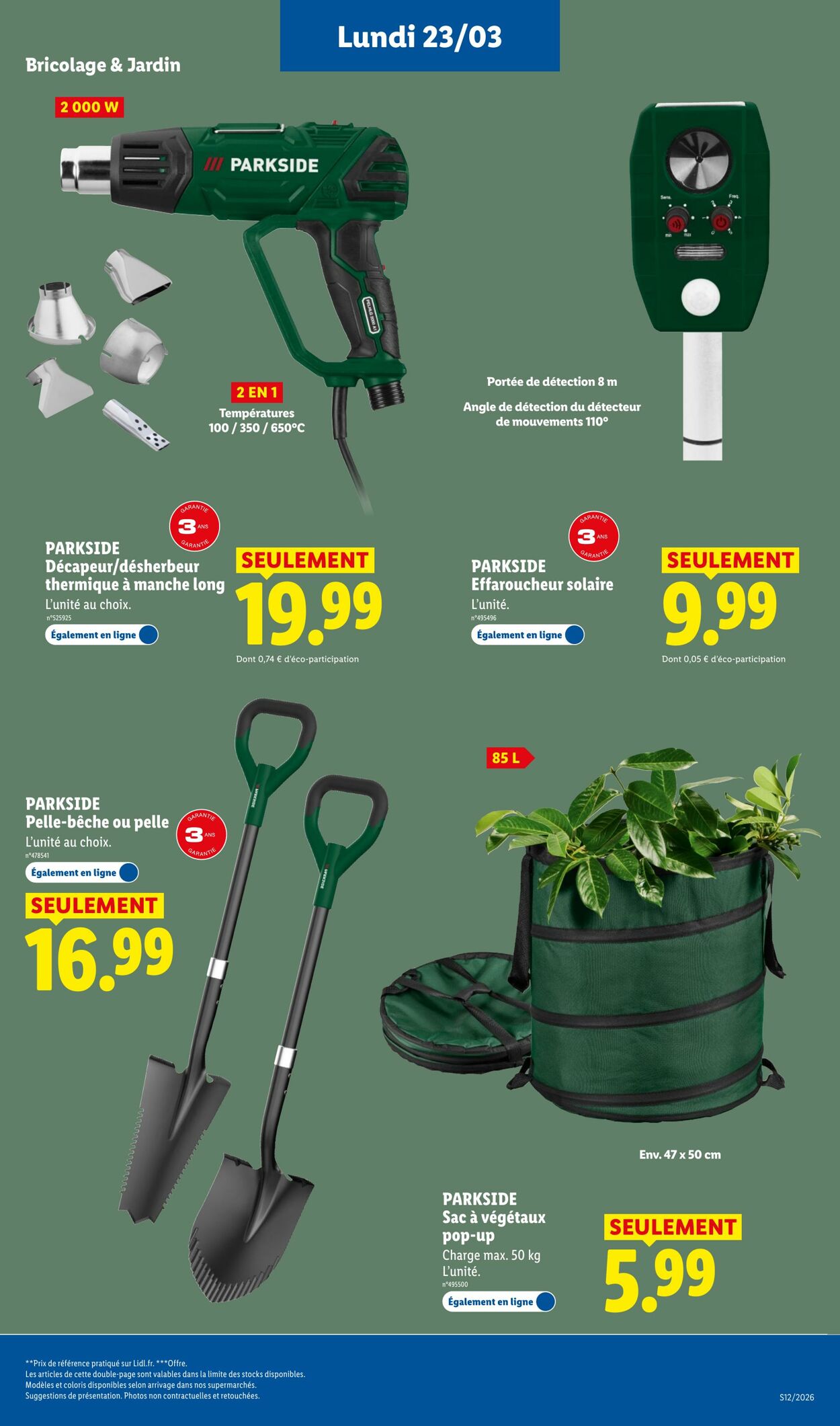 Catalogue Lidl 15.03.2026 - 25.03.2026