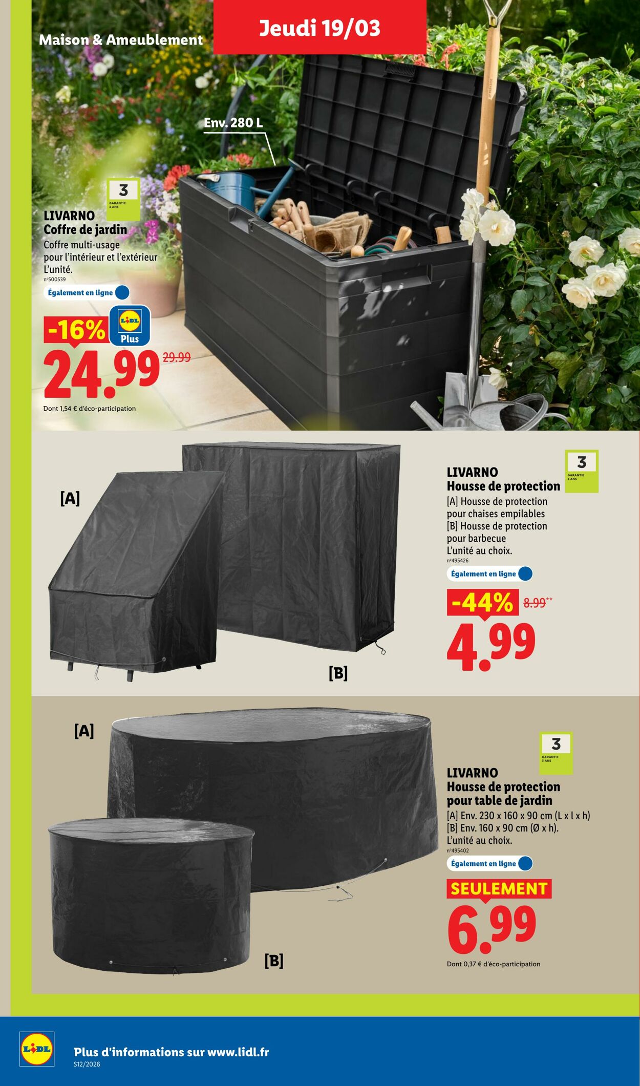 Catalogue Lidl 15.03.2026 - 25.03.2026