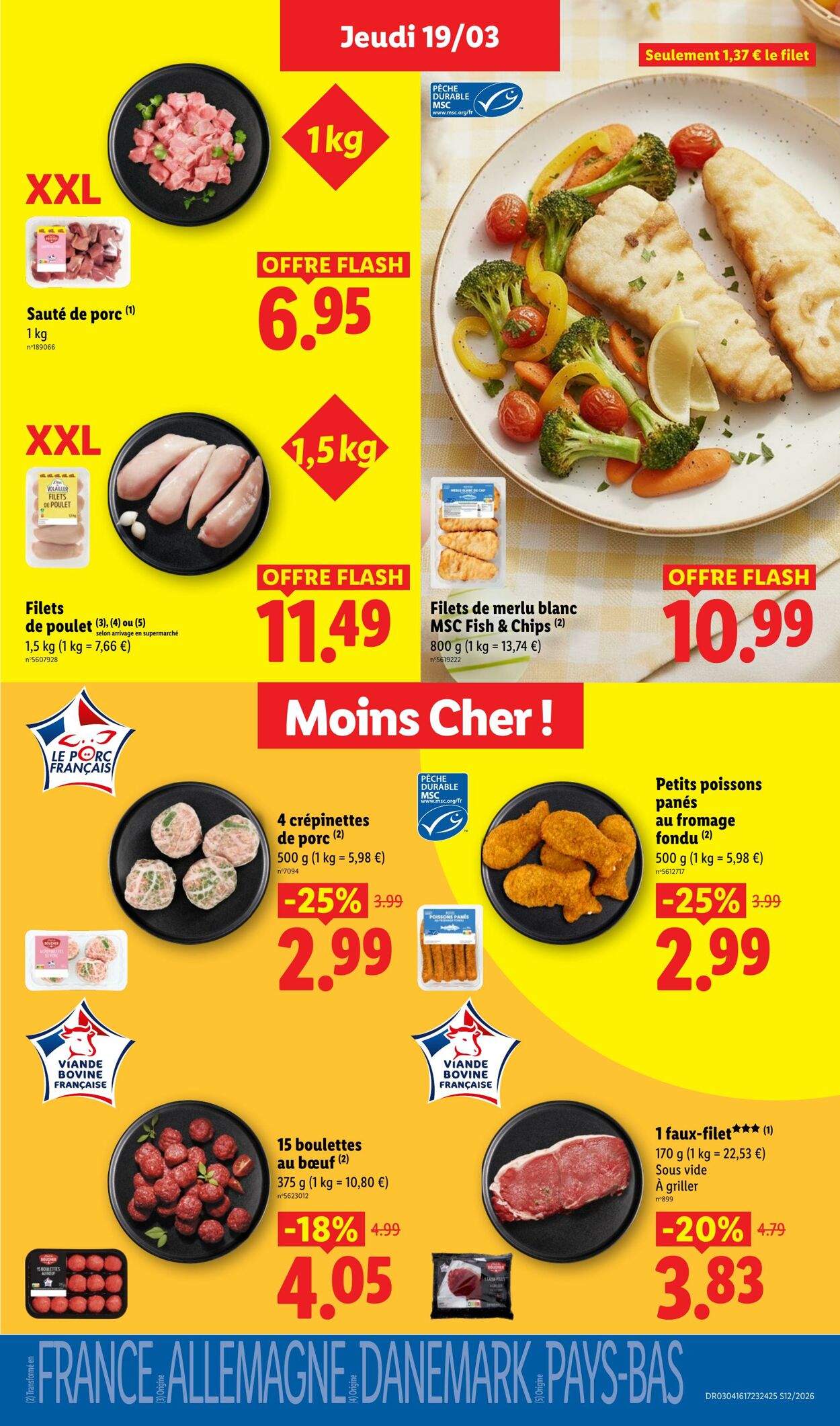 Catalogue Lidl 15.03.2026 - 25.03.2026