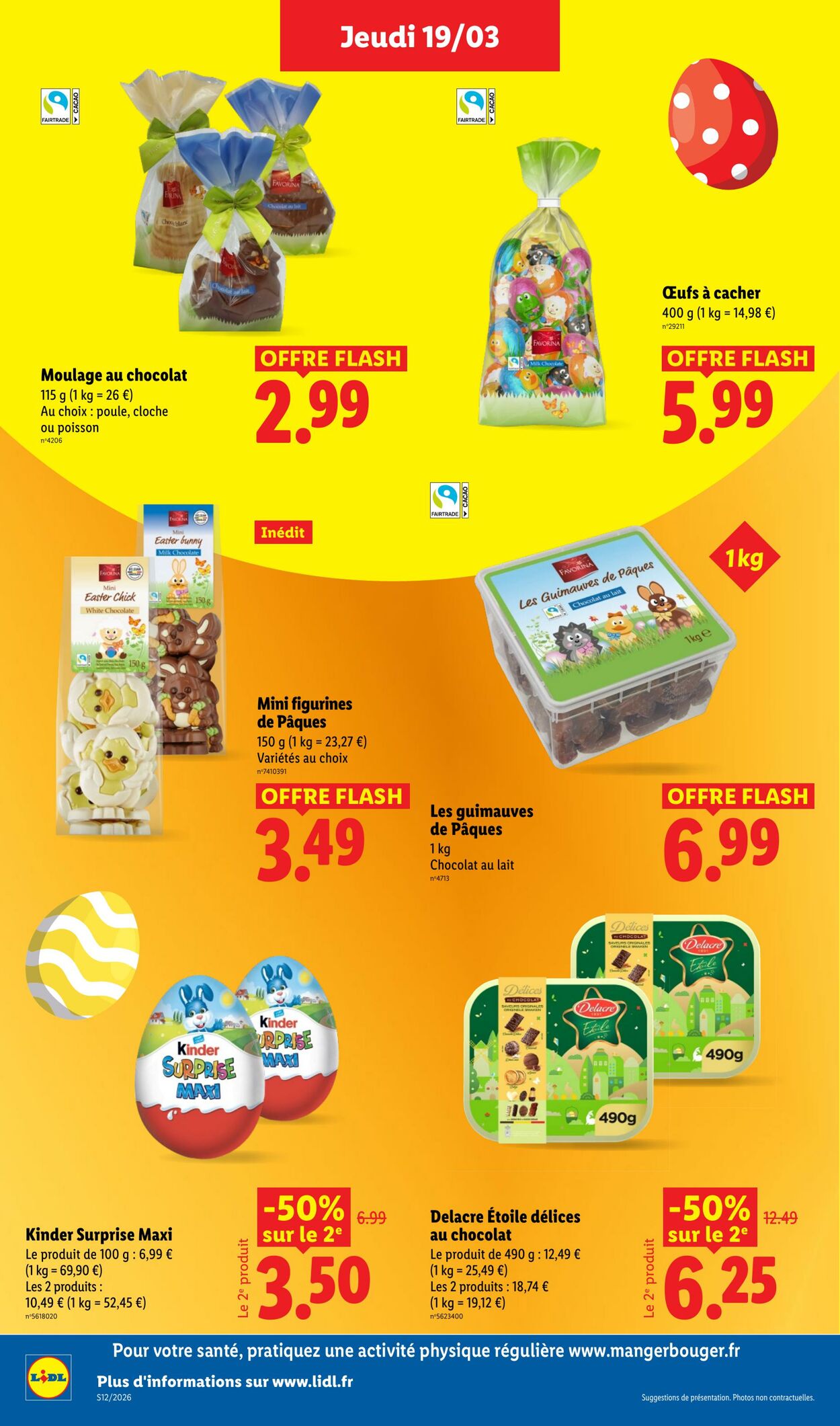 Catalogue Lidl 15.03.2026 - 25.03.2026