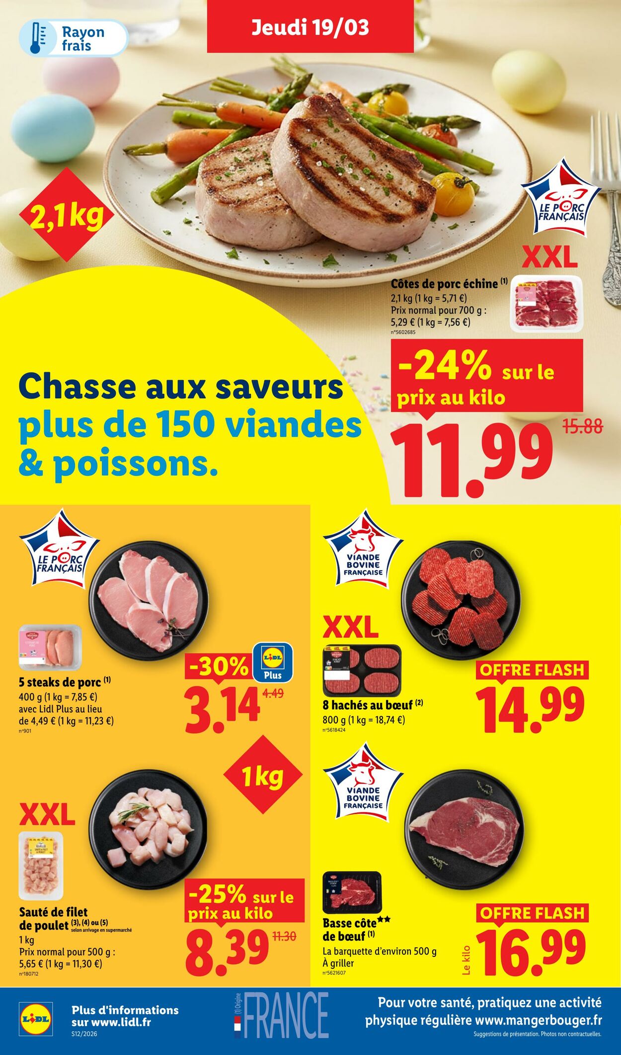 Catalogue Lidl 15.03.2026 - 25.03.2026