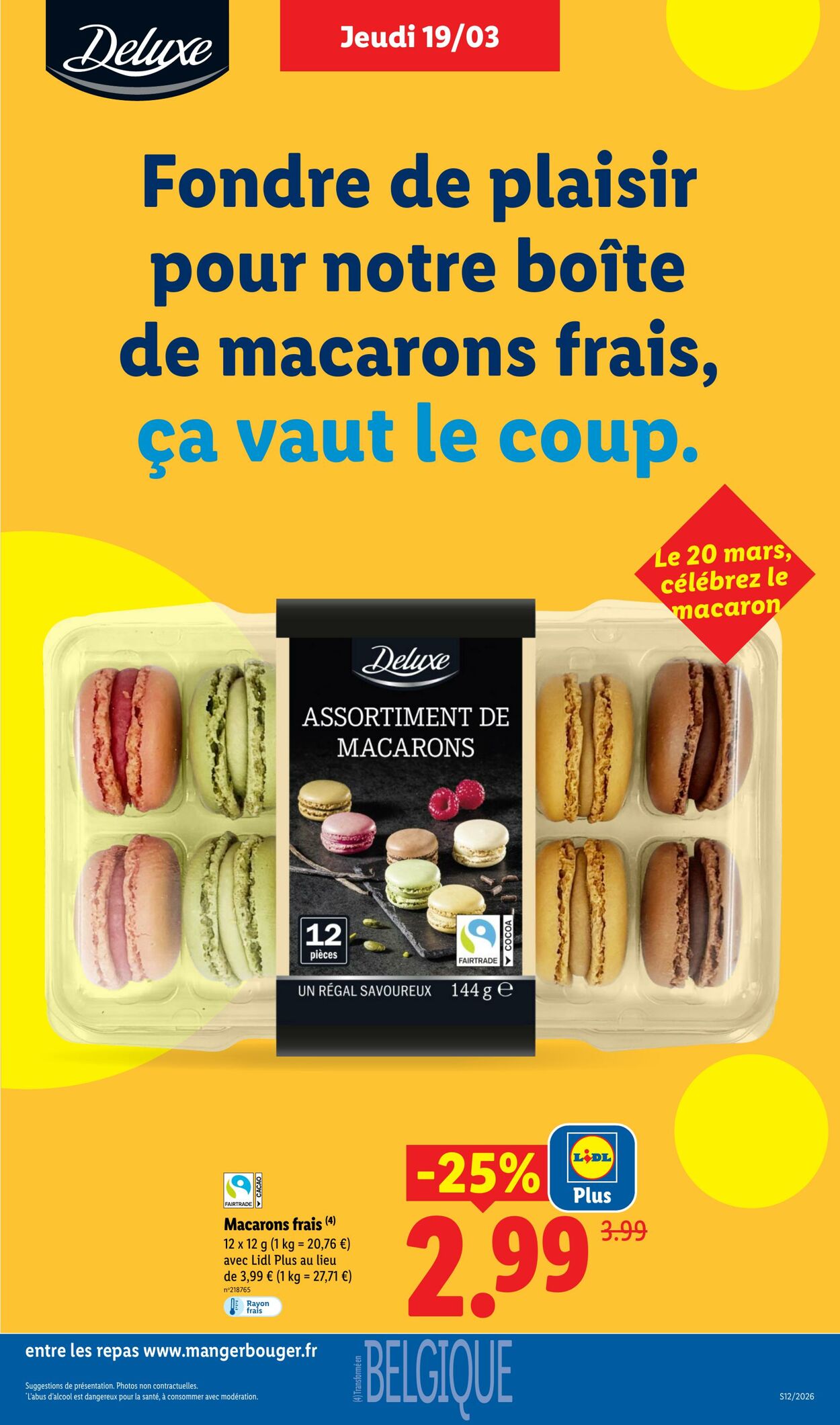 Catalogue Lidl 15.03.2026 - 25.03.2026