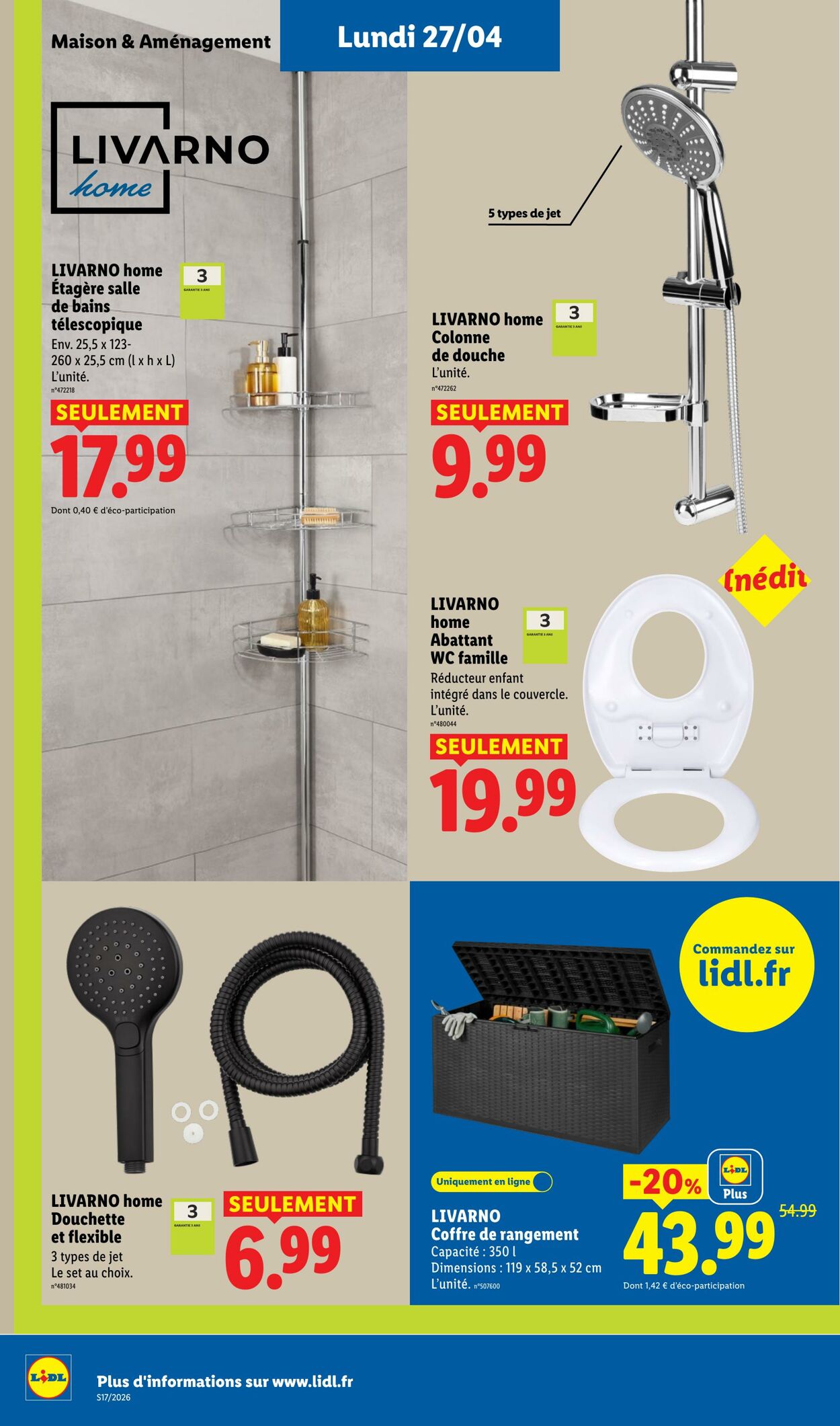 Catalogue Lidl 19.04.2026 - 29.04.2026