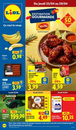 Catalogue Lidl 19.04.2026 - 29.04.2026