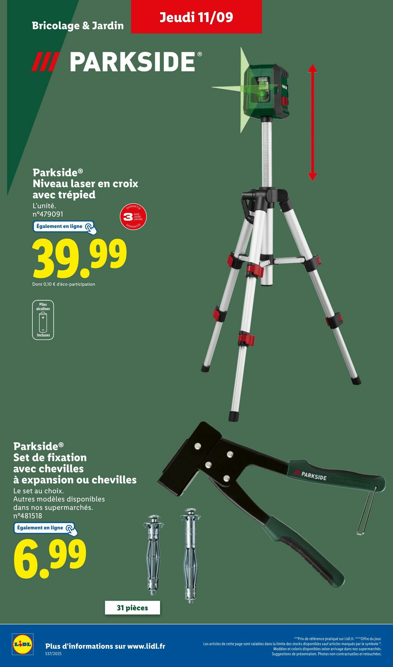 Catalogue Lidl 11.09.2025 - 17.09.2025