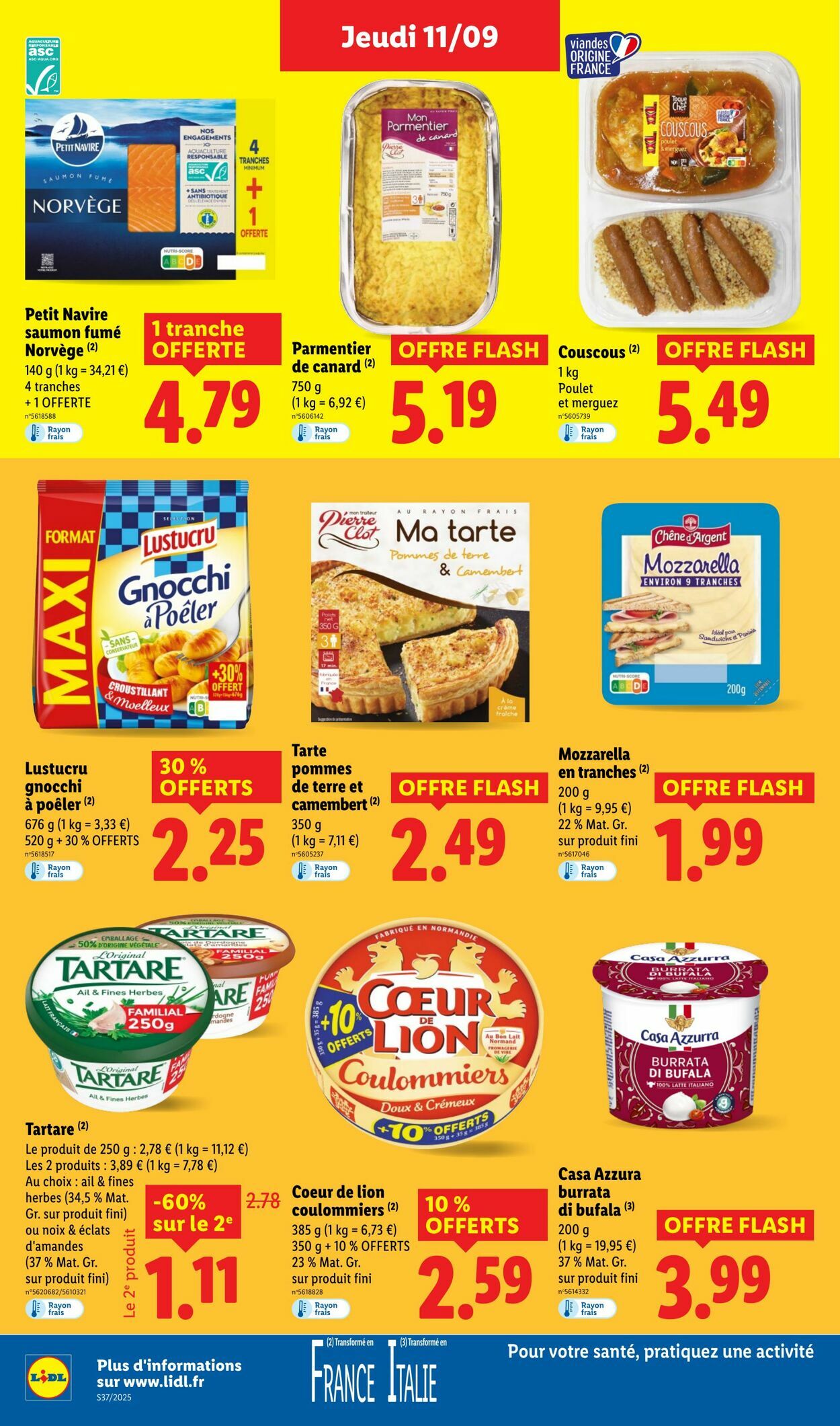 Catalogue Lidl 11.09.2025 - 17.09.2025