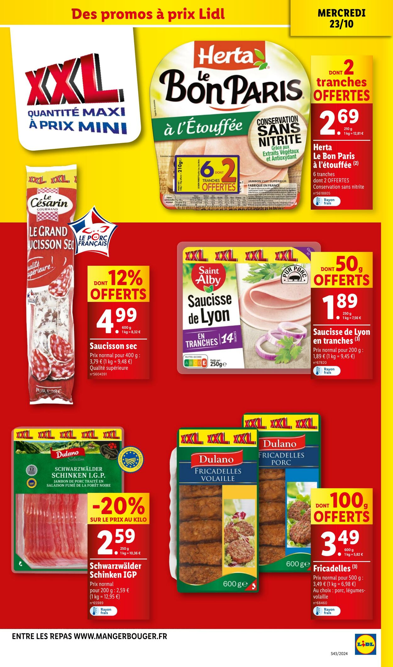 Catalogue Lidl 23.10.2024 - 29.10.2024