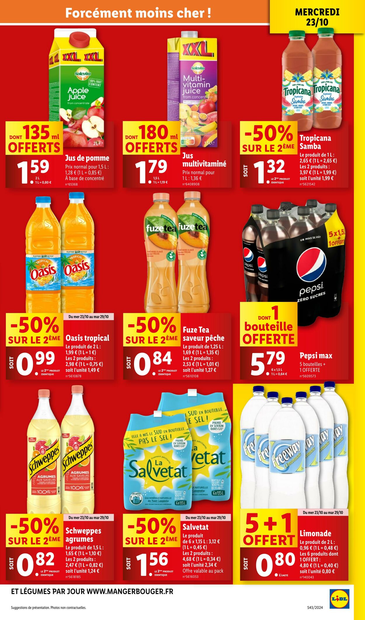 Catalogue Lidl 23.10.2024 - 29.10.2024