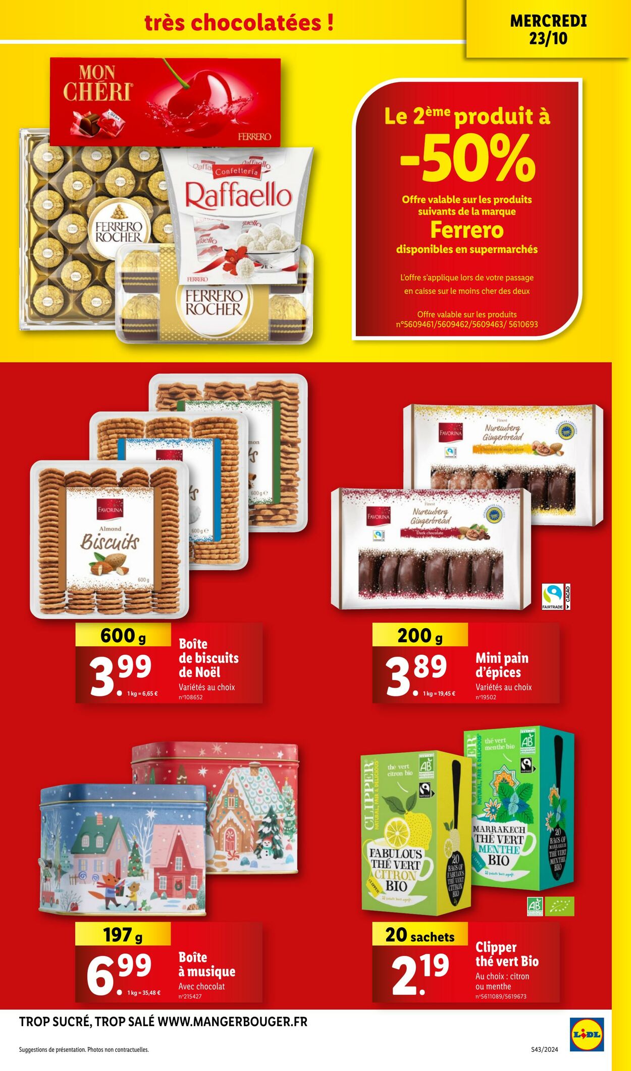 Catalogue Lidl 23.10.2024 - 29.10.2024