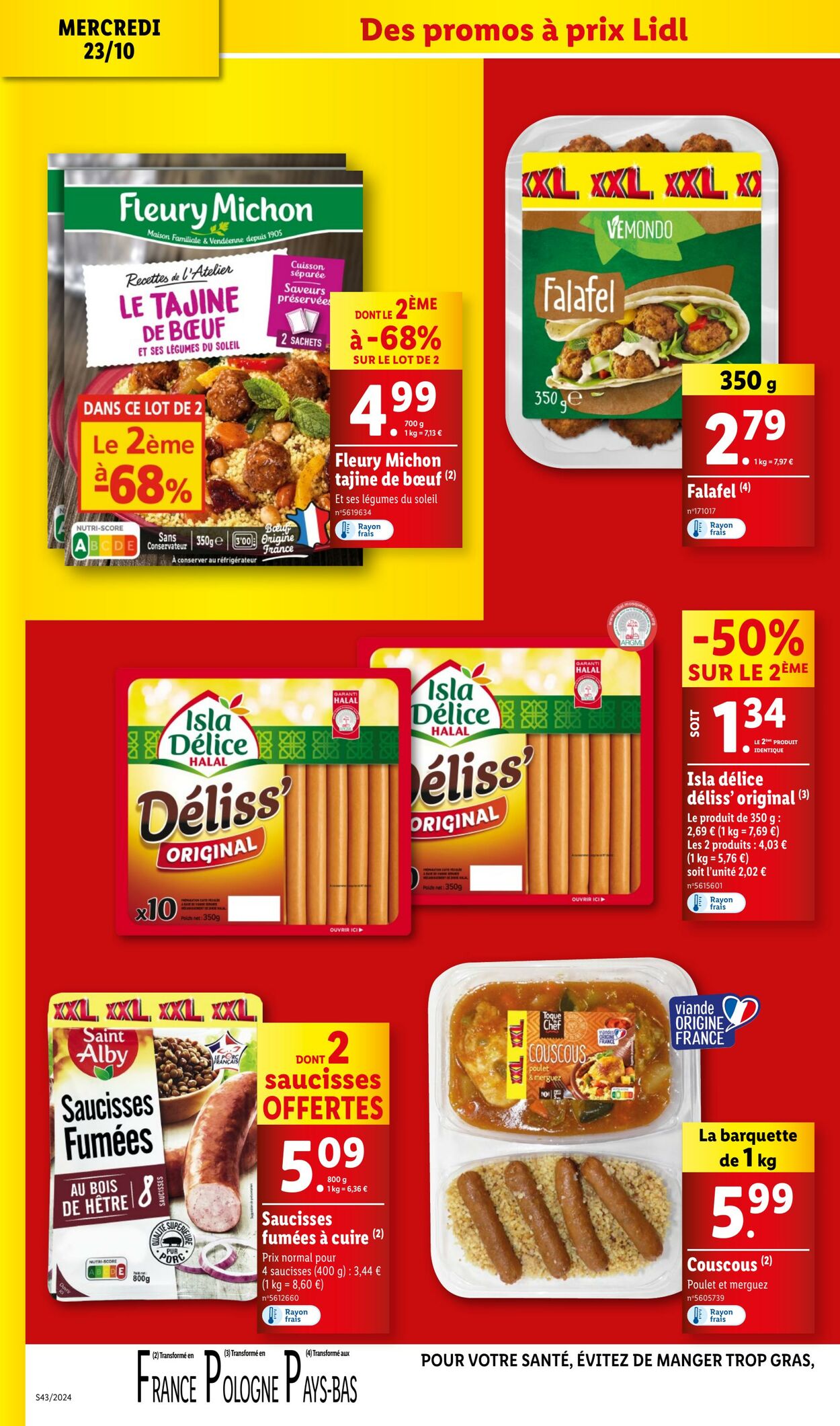 Catalogue Lidl 23.10.2024 - 29.10.2024