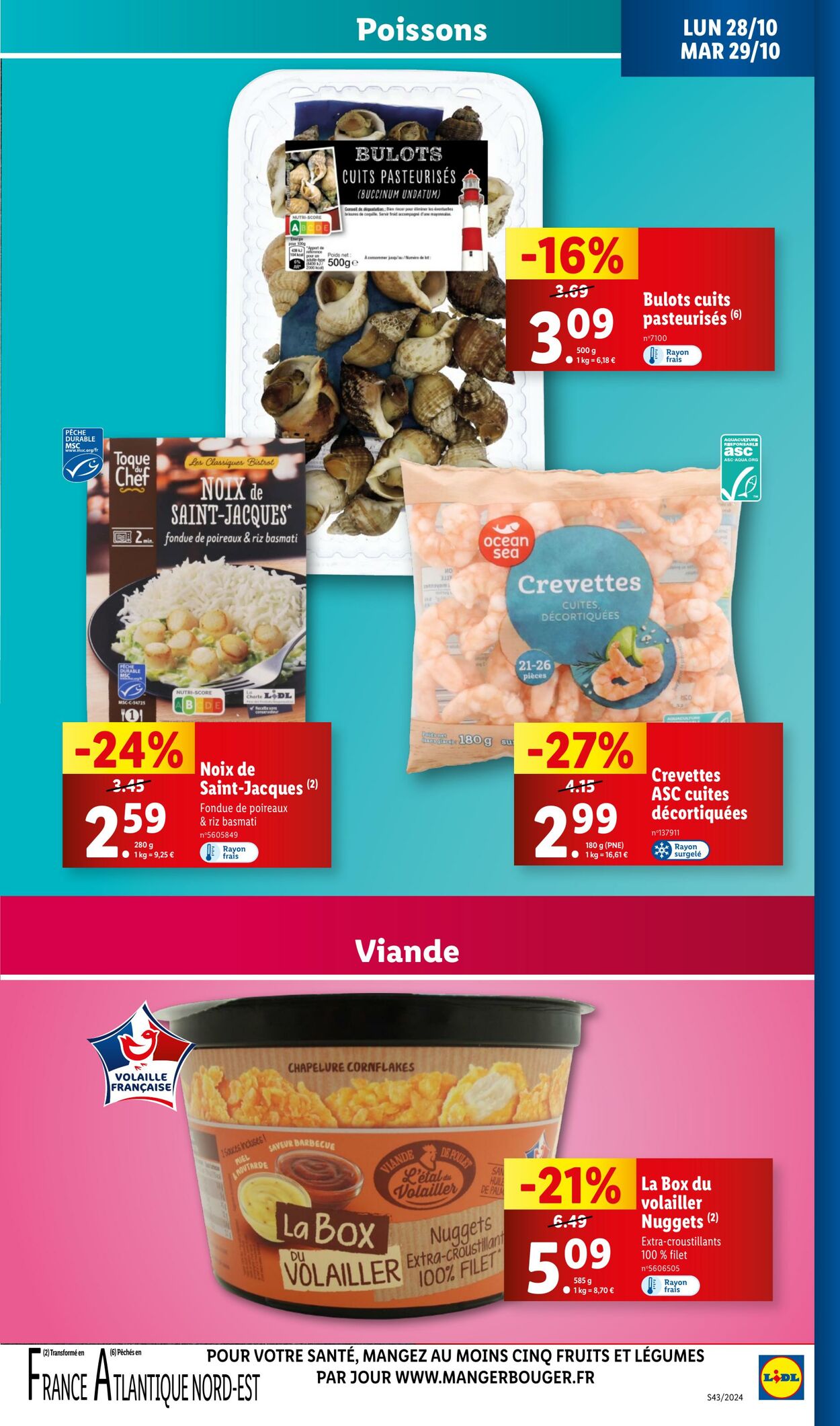 Catalogue Lidl 23.10.2024 - 29.10.2024