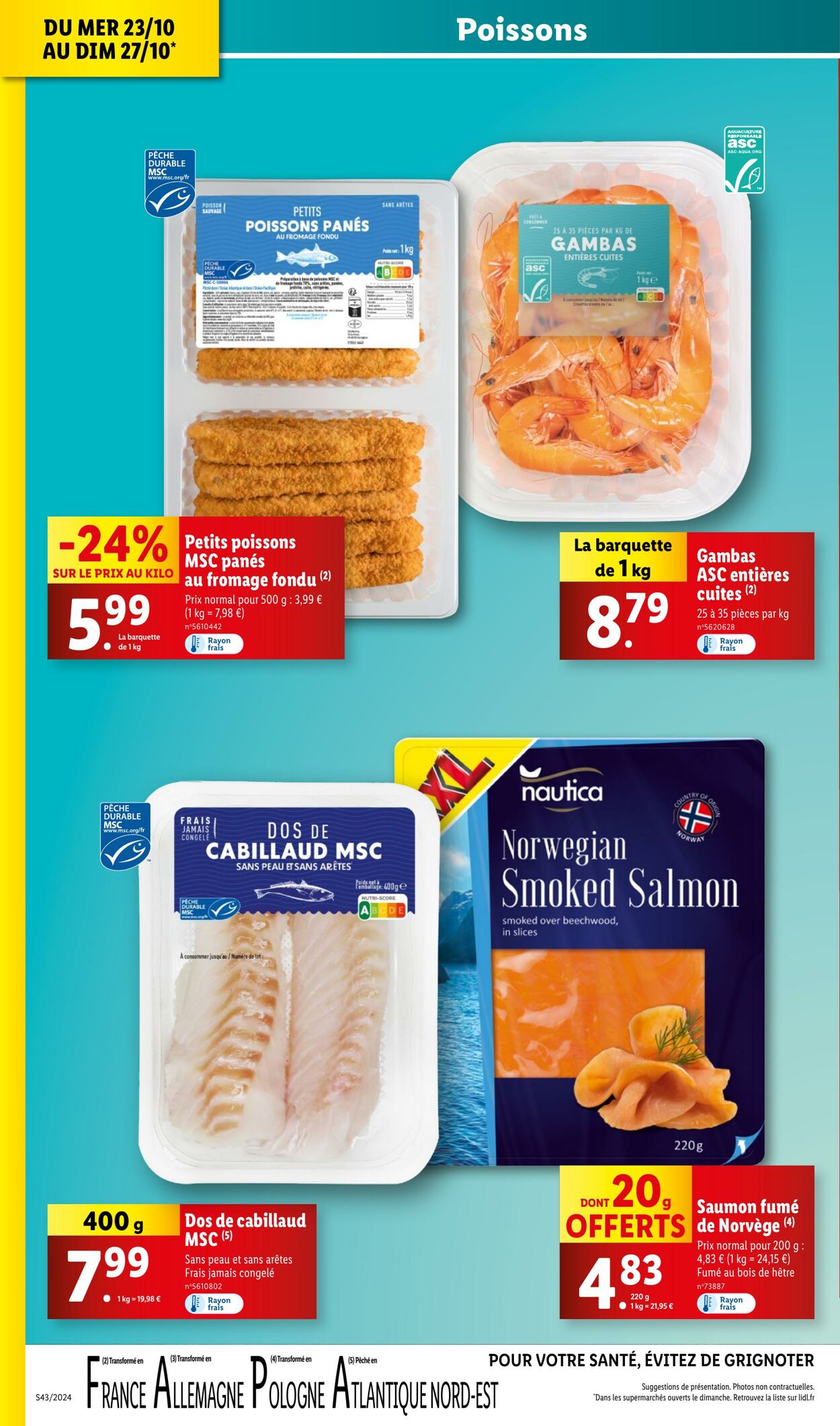 Catalogue Lidl 23.10.2024 - 29.10.2024