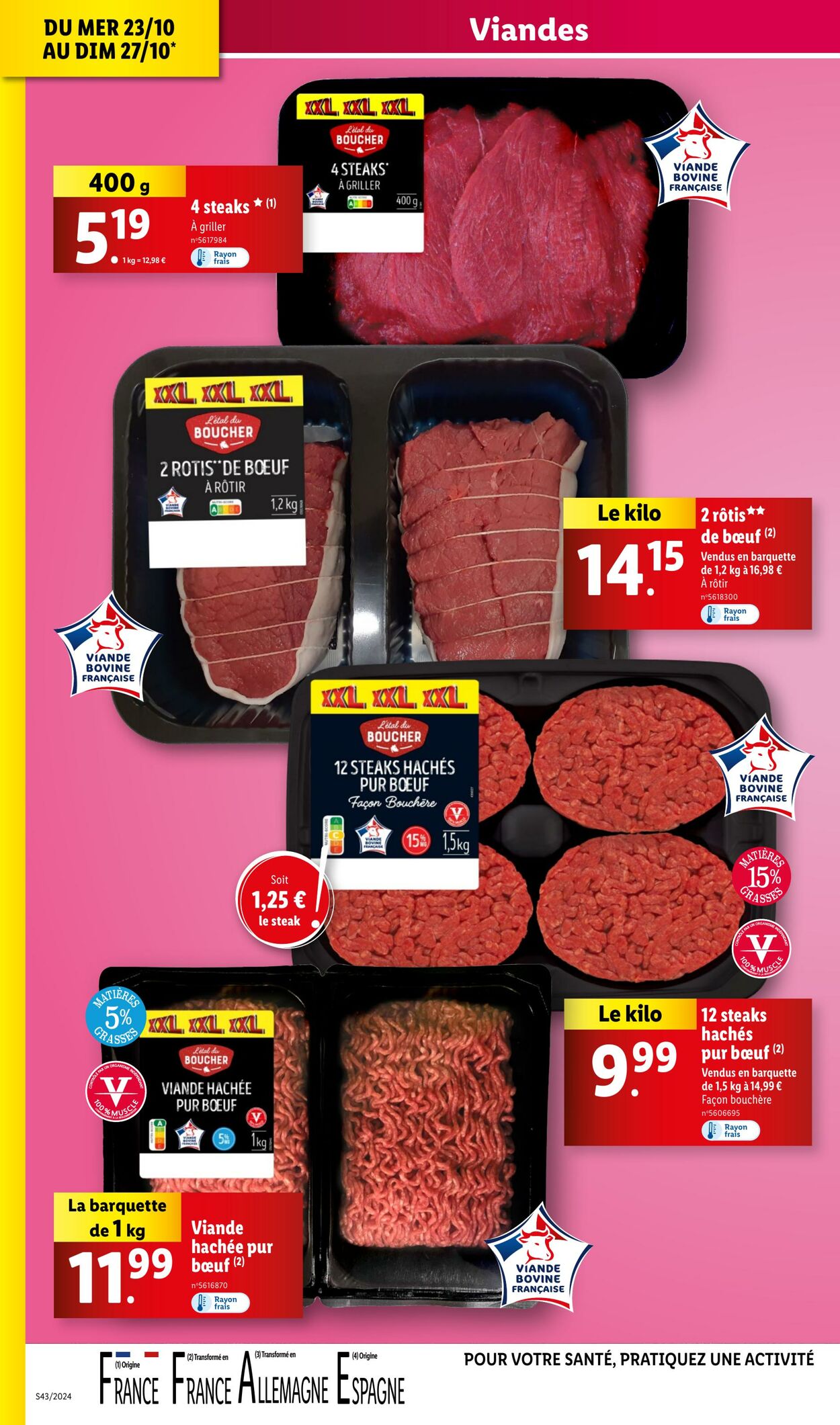 Catalogue Lidl 23.10.2024 - 29.10.2024