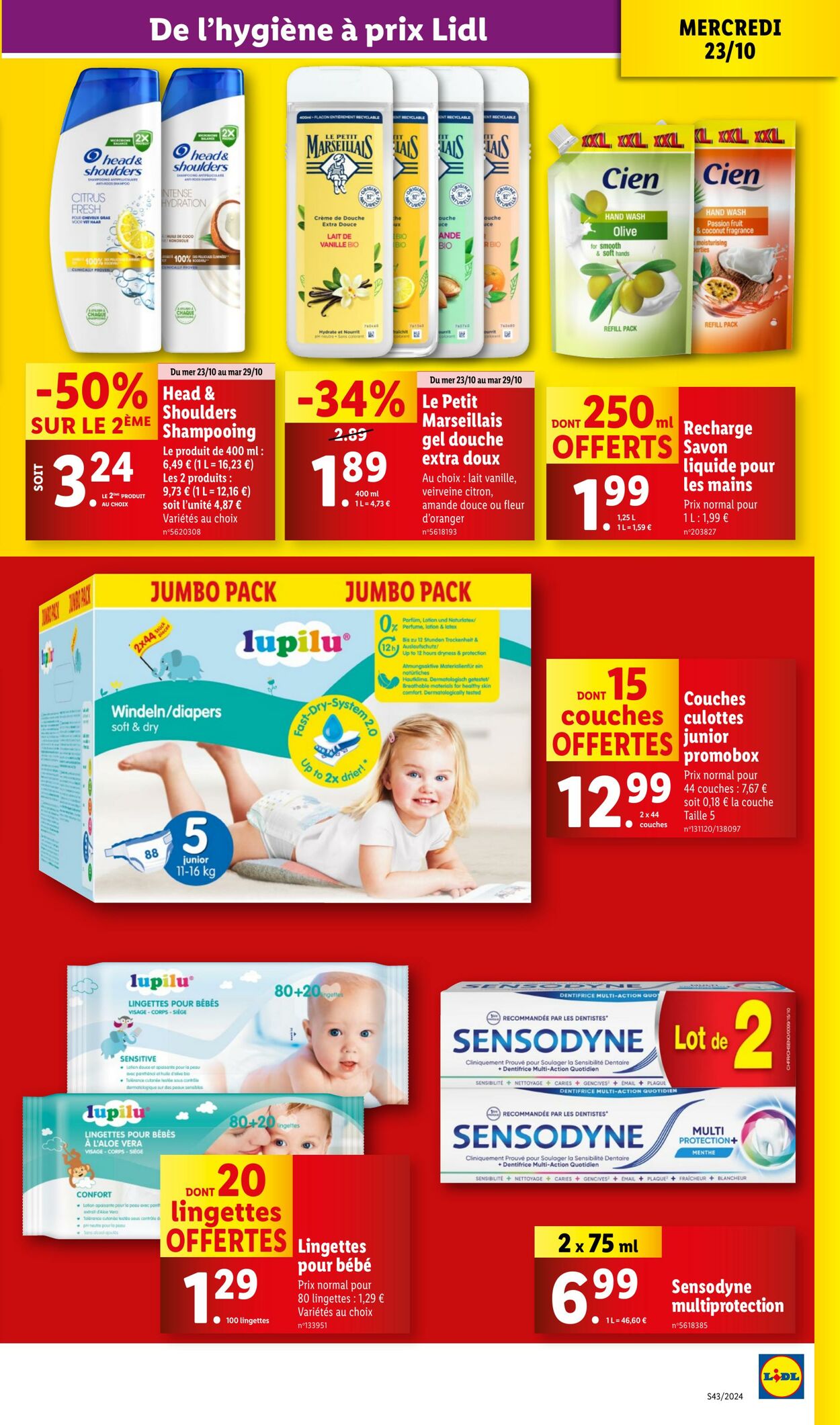 Catalogue Lidl 23.10.2024 - 29.10.2024