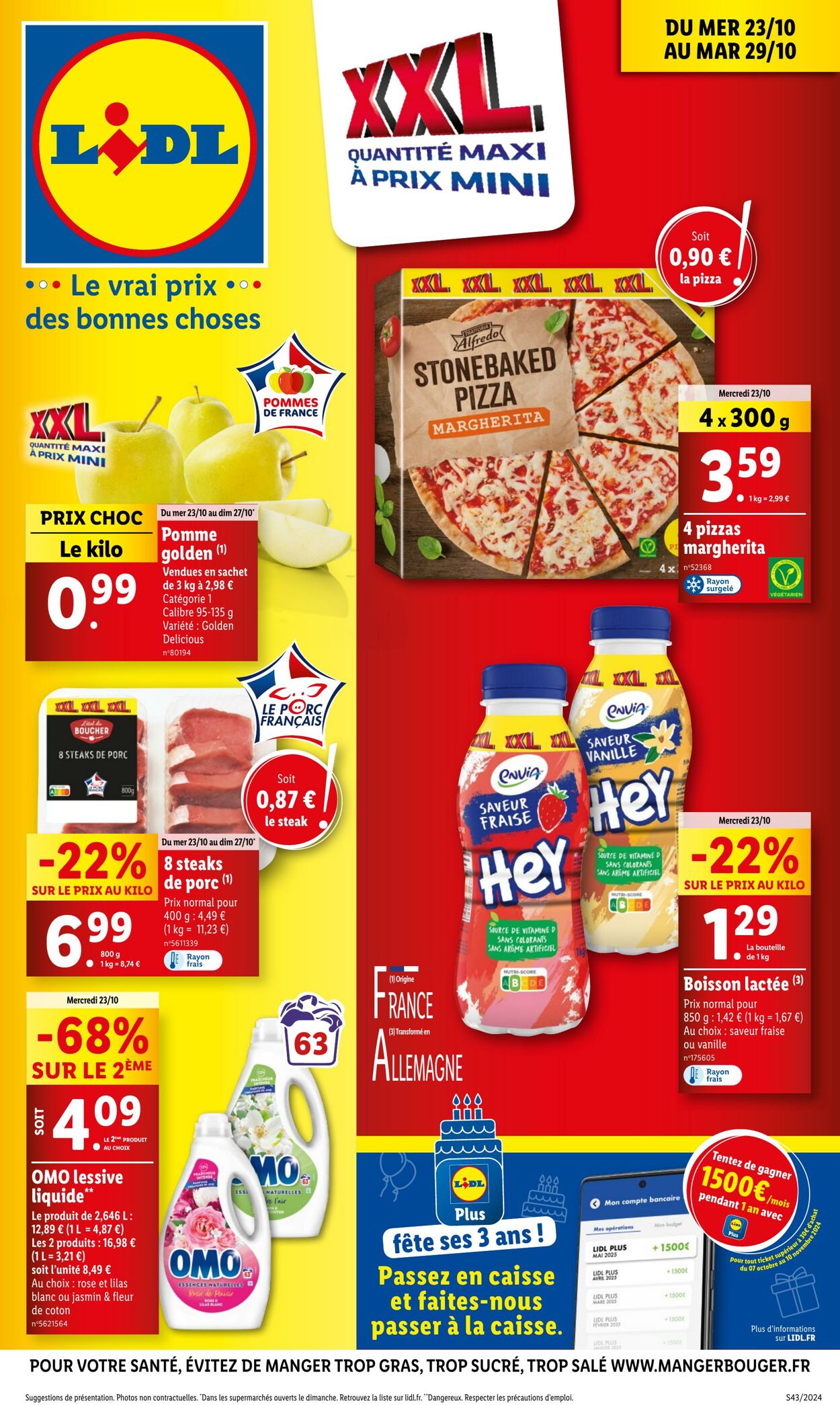 Catalogue Lidl - Les promos de la semaine 23 oct. 2024 - 29 oct. 2024