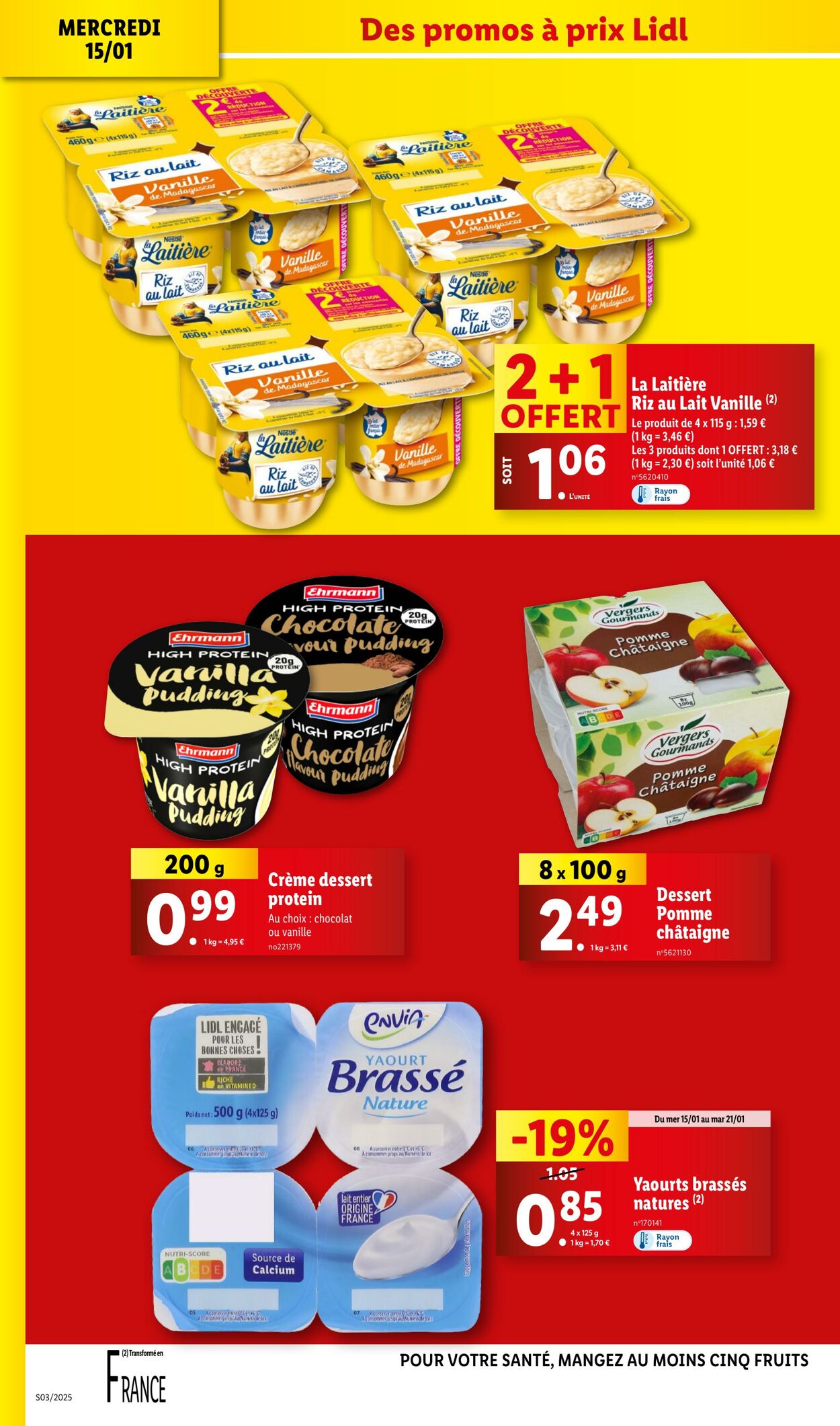 Catalogue Lidl 15.01.2025 - 21.01.2025