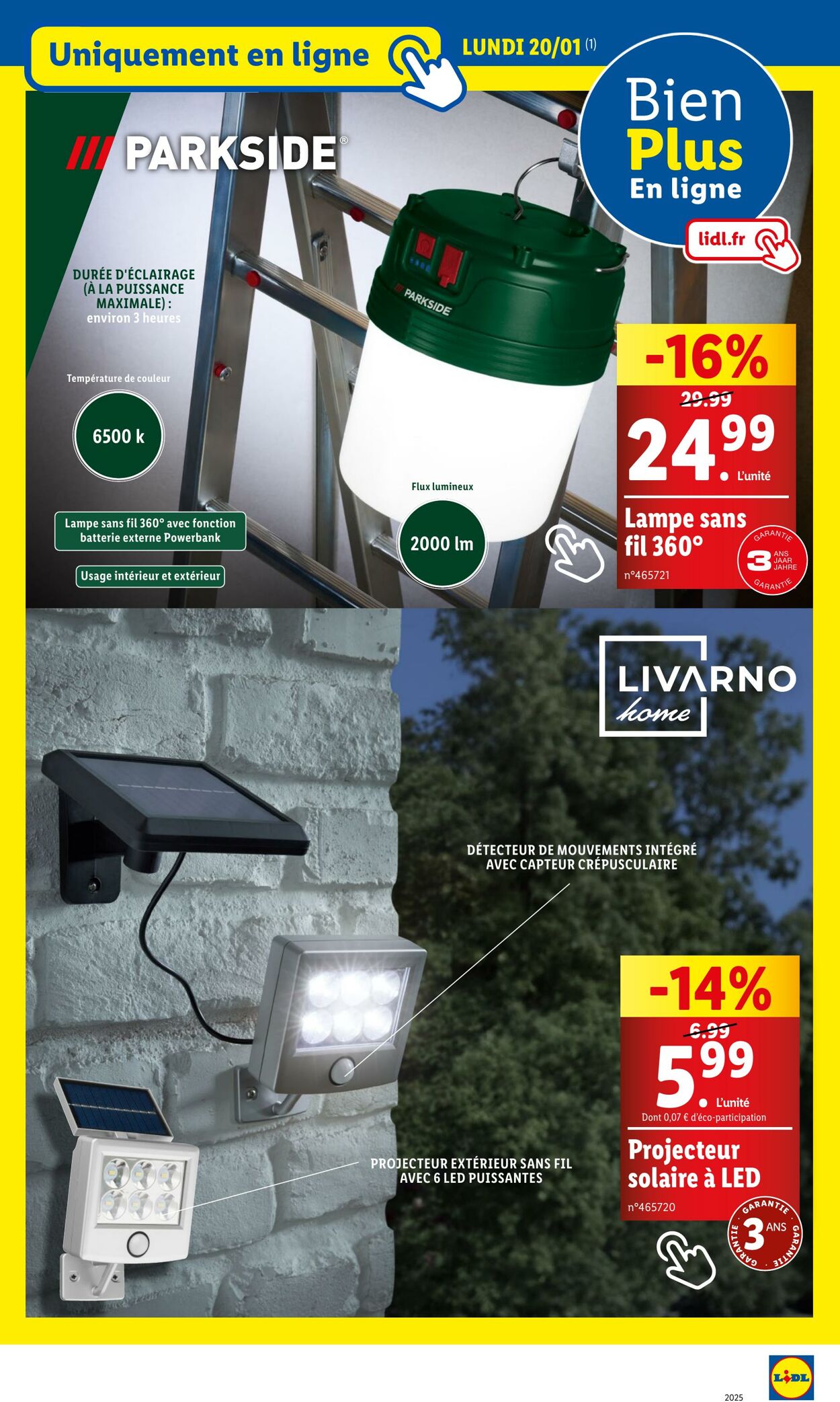 Catalogue Lidl 15.01.2025 - 21.01.2025