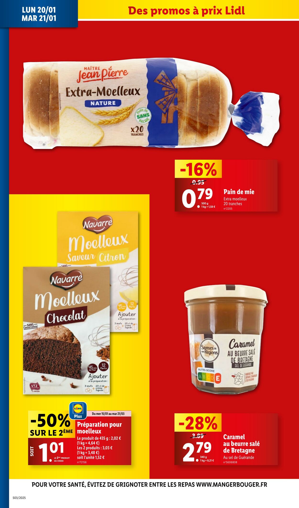 Catalogue Lidl 15.01.2025 - 21.01.2025