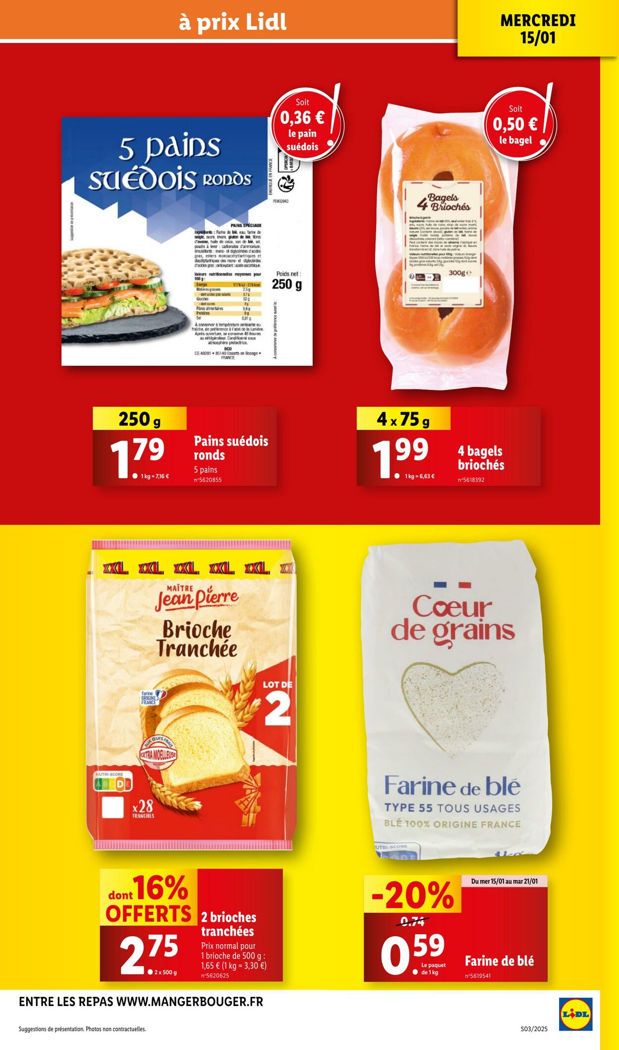 Catalogue Lidl 15.01.2025 - 21.01.2025