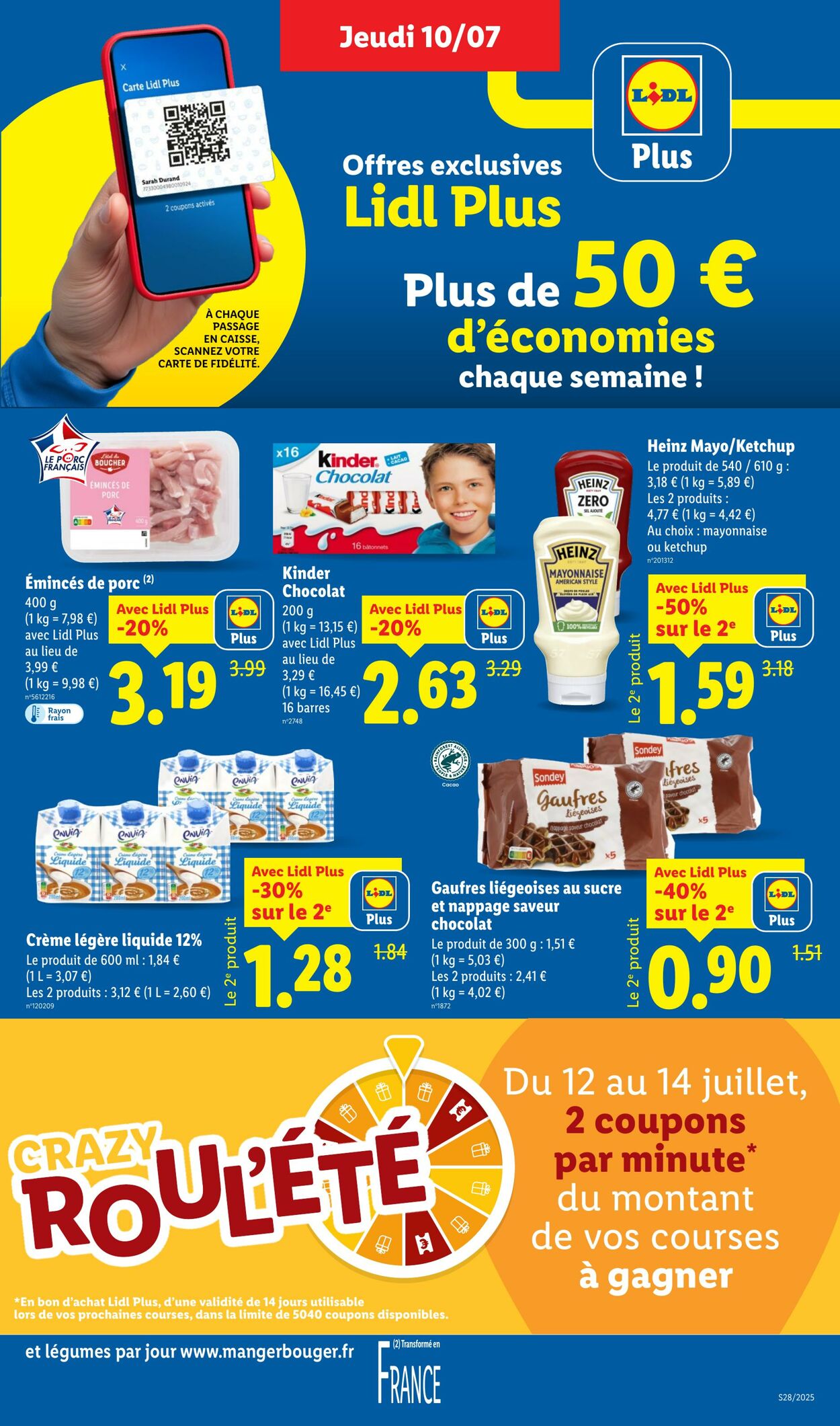 Catalogue Lidl 10.07.2025 - 16.07.2025