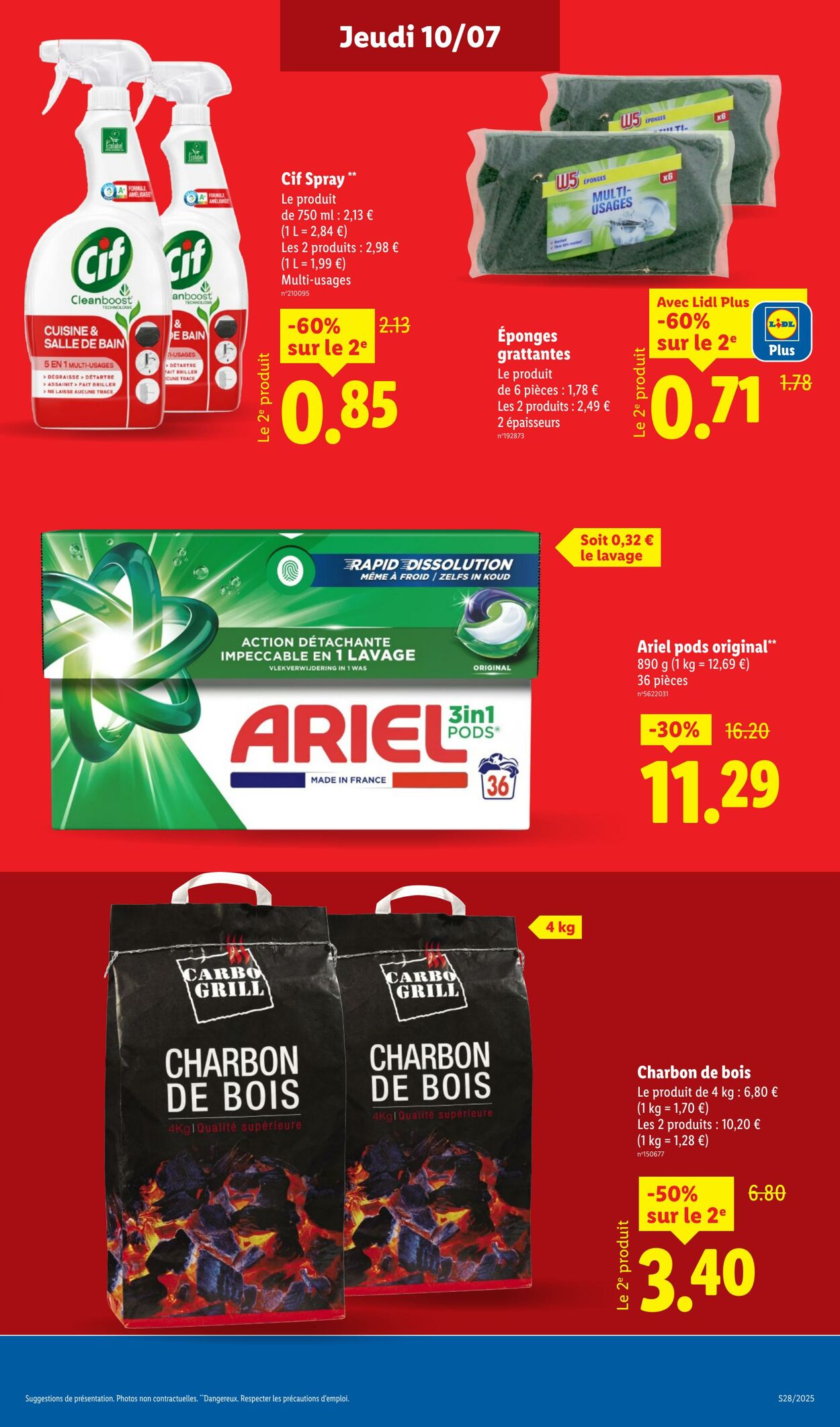 Catalogue Lidl 10.07.2025 - 16.07.2025