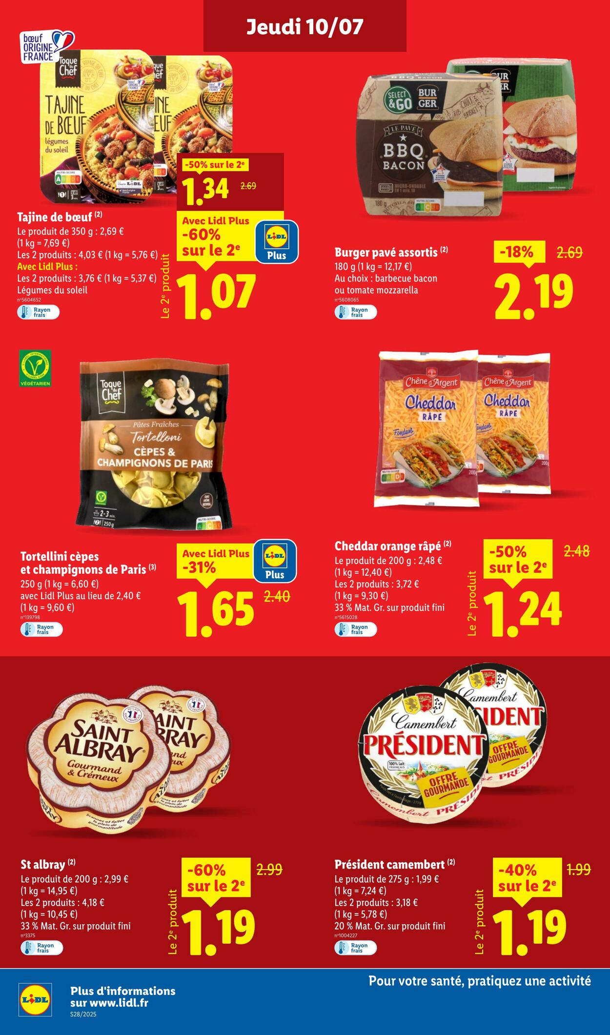Catalogue Lidl 10.07.2025 - 16.07.2025