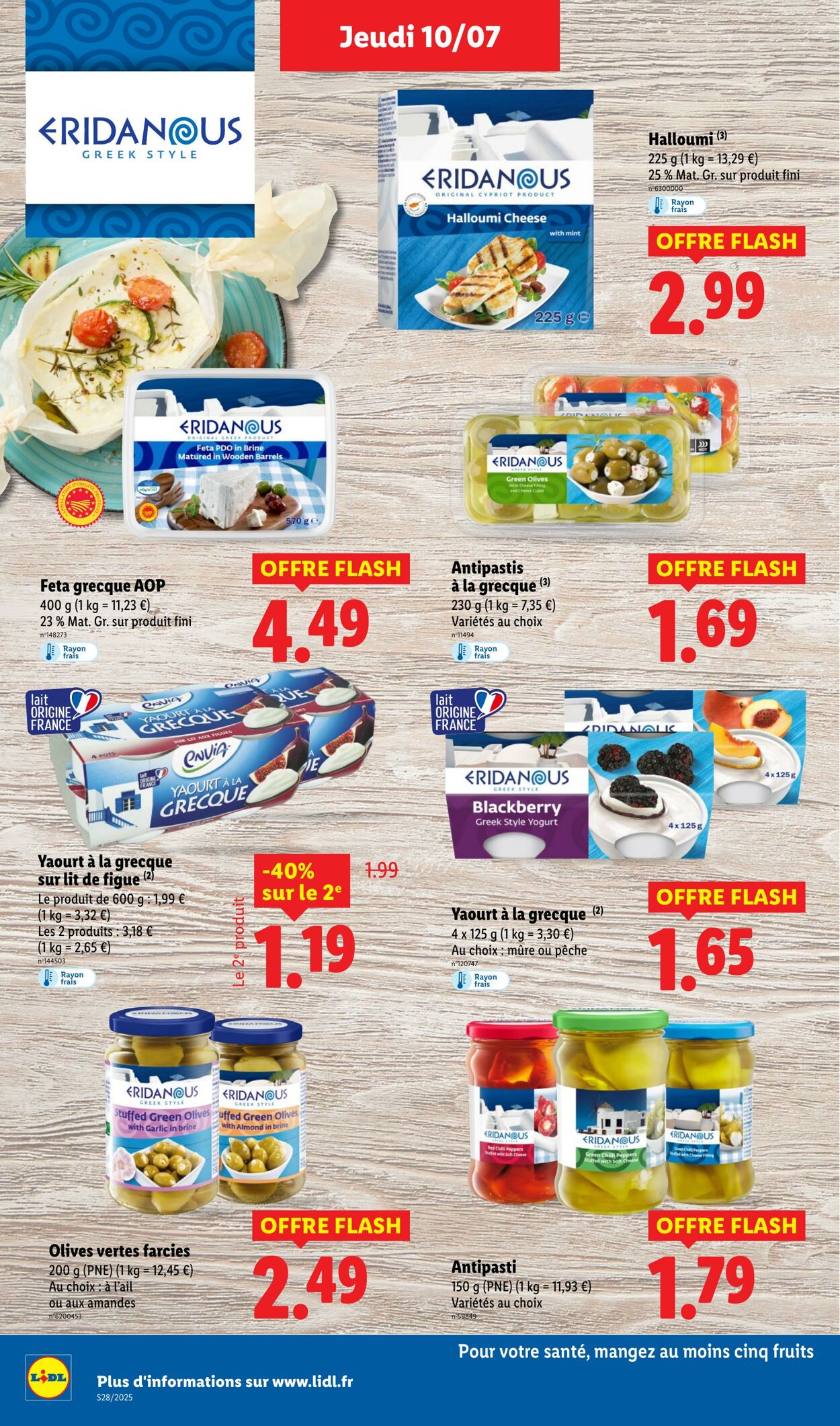 Catalogue Lidl 10.07.2025 - 16.07.2025