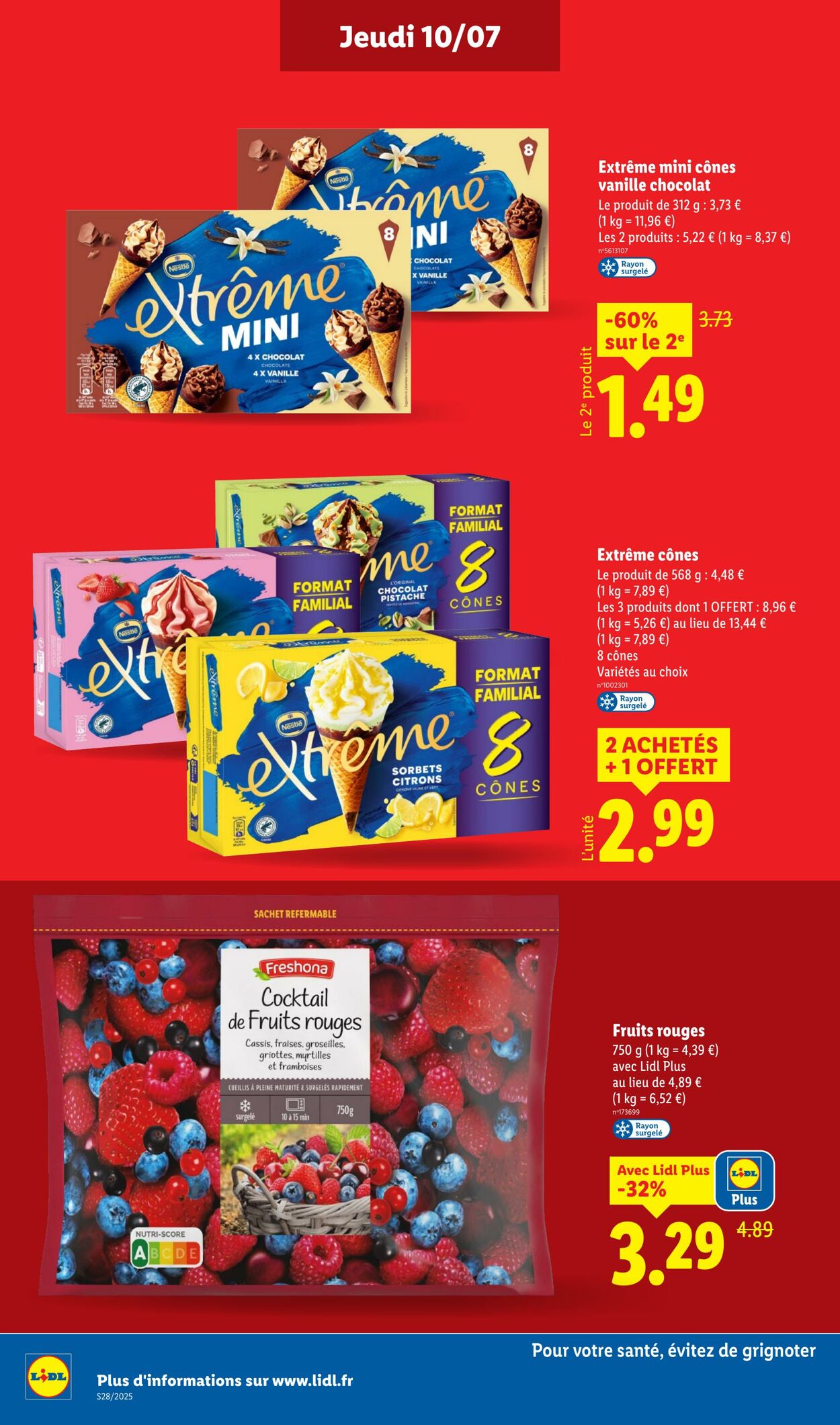 Catalogue Lidl 10.07.2025 - 16.07.2025