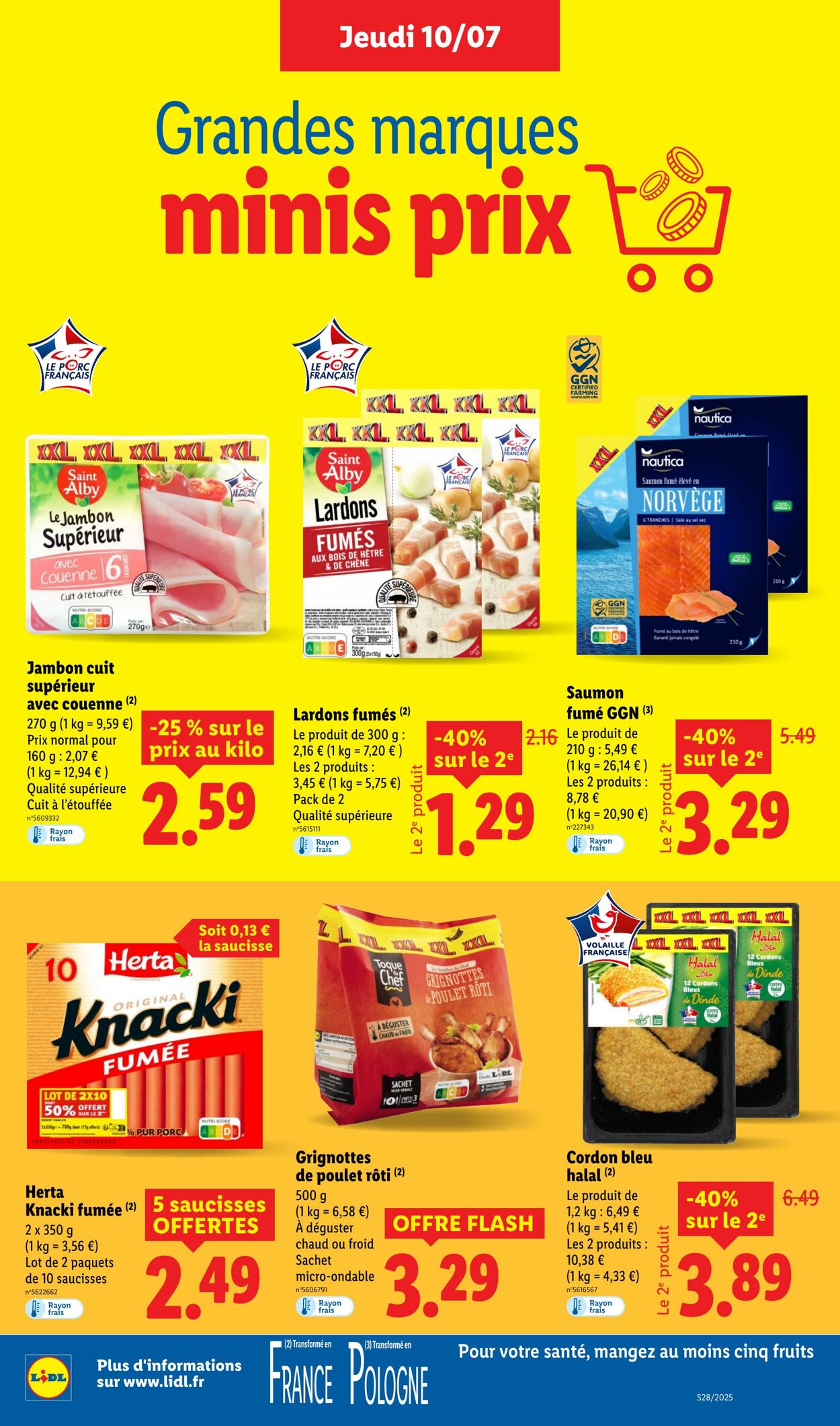 Catalogue Lidl 10.07.2025 - 16.07.2025