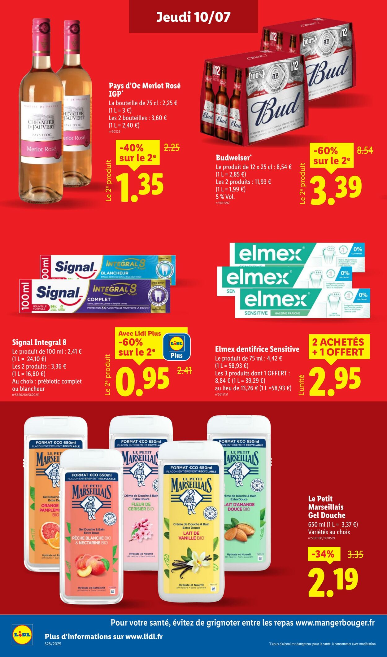 Catalogue Lidl 10.07.2025 - 16.07.2025